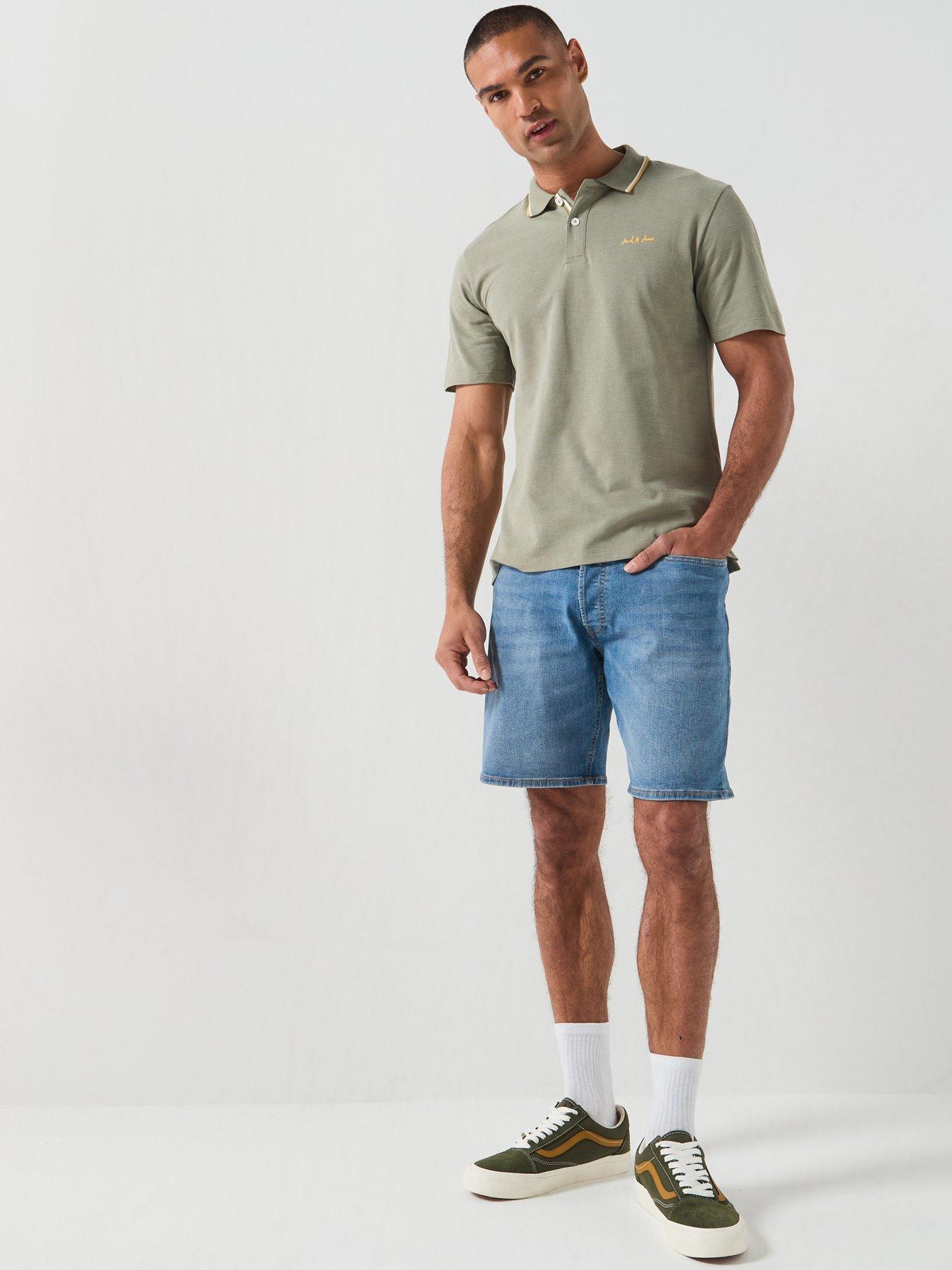 Image 3 of 6 of Jack & Jones Rick Original Denim Shorts - Blue