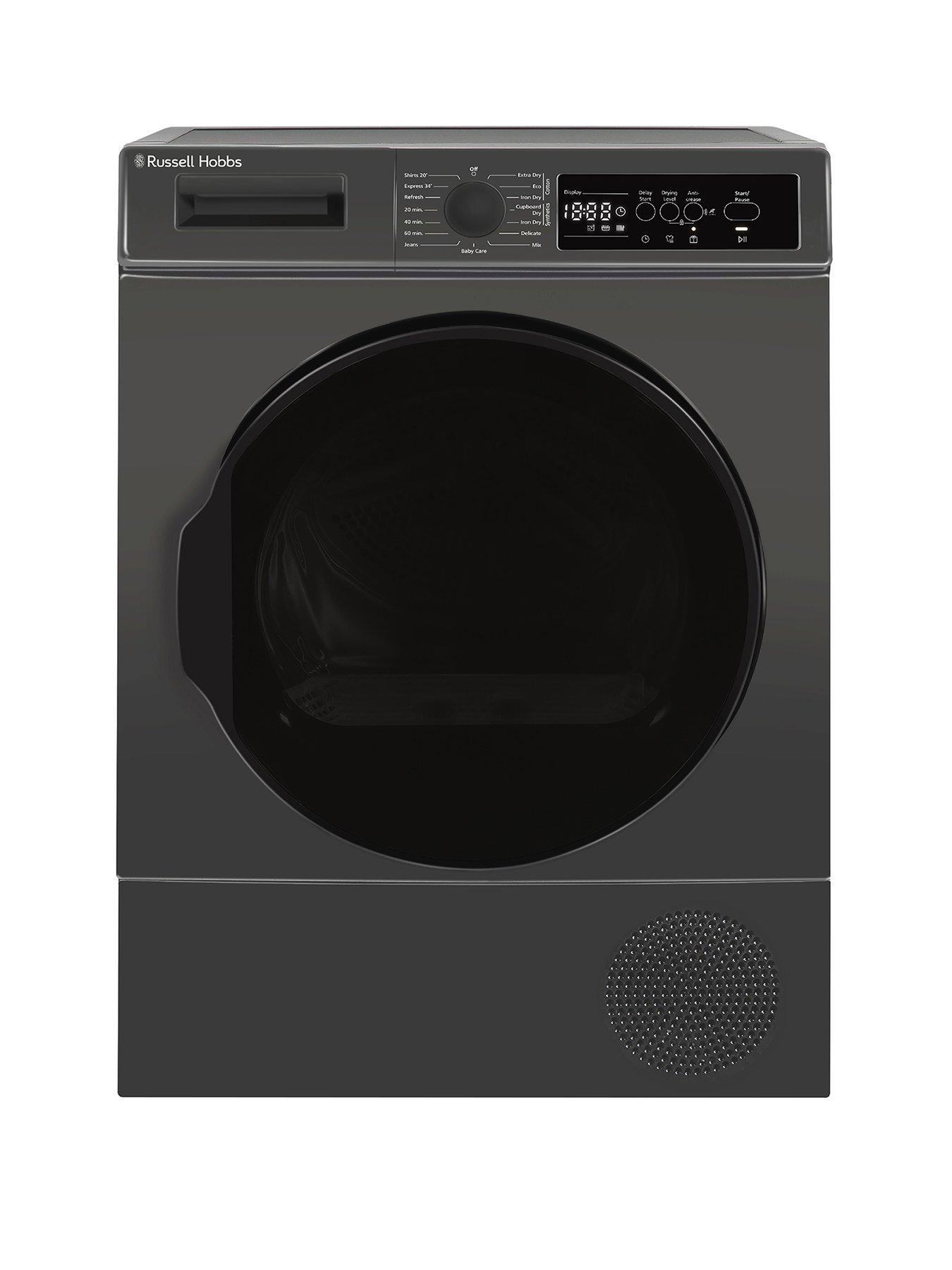 Image 1 of 7 of Russell Hobbs RH8HPTD1E12AN 8KG Heat Pump Tumble Dryer Anthracite
