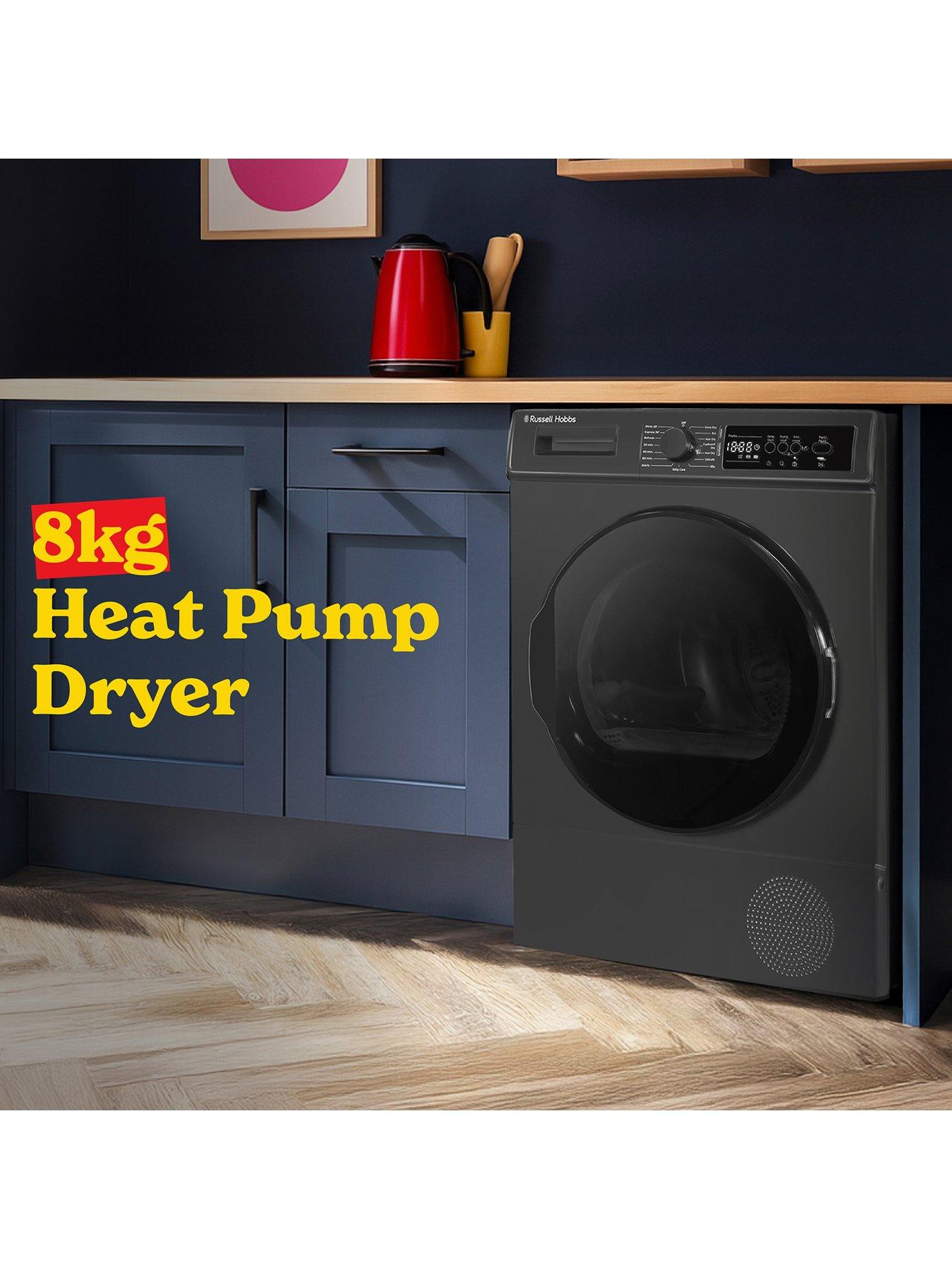 Image 3 of 7 of Russell Hobbs RH8HPTD1E12AN 8KG Heat Pump Tumble Dryer Anthracite
