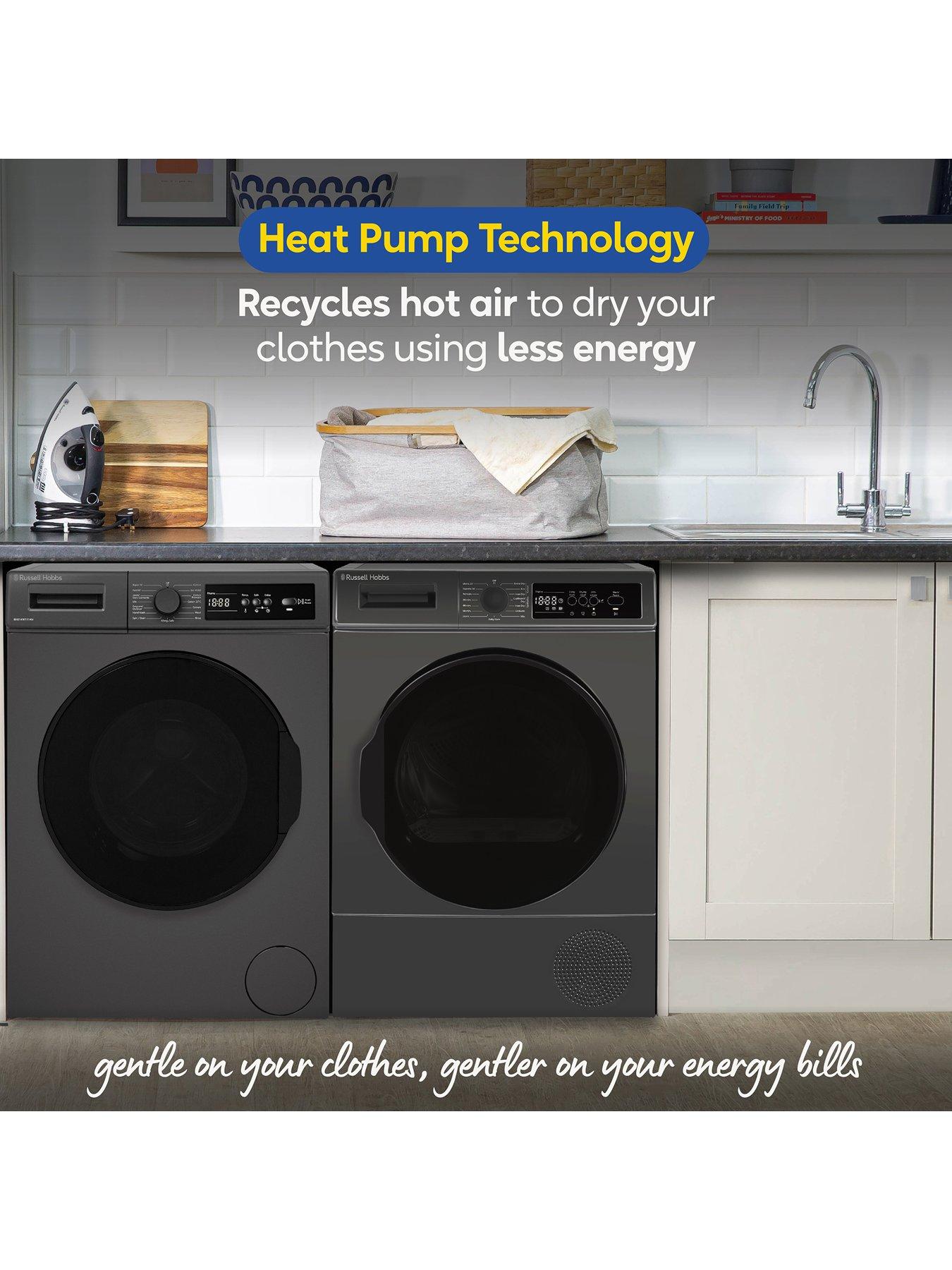 Image 6 of 7 of Russell Hobbs RH8HPTD1E12AN 8KG Heat Pump Tumble Dryer Anthracite