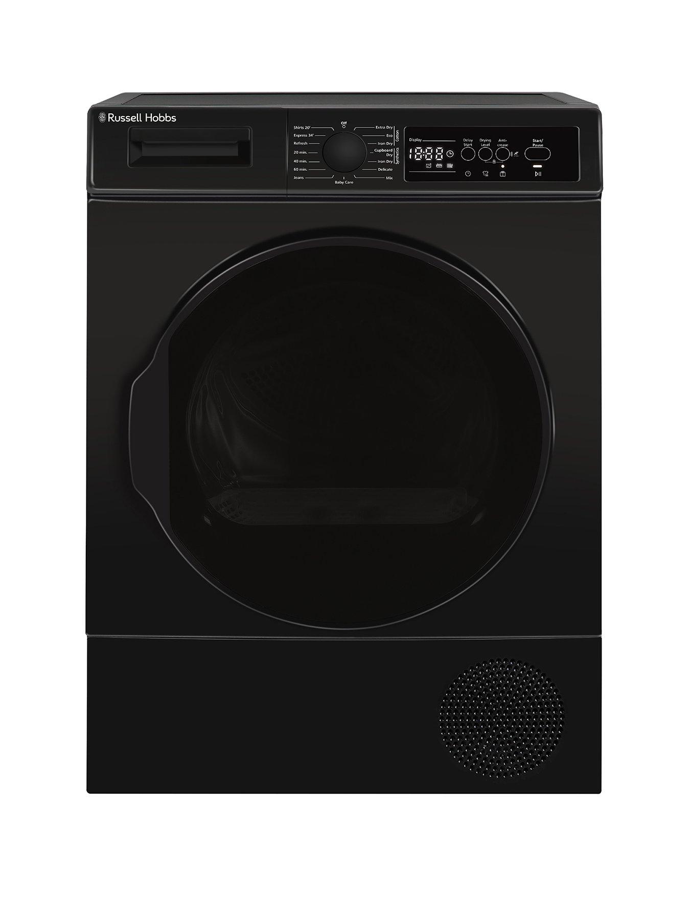 Russell Hobbs RH9HPTD1E12B 9KG Heat Pump Tumble Dryer Black