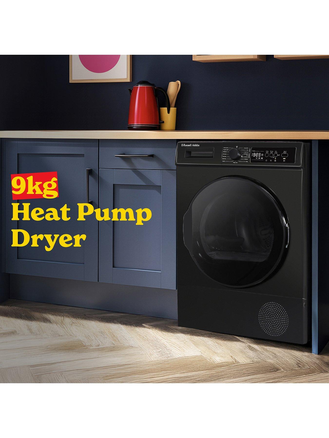 Image 3 of 7 of Russell Hobbs RH9HPTD1E12B 9KG Heat Pump Tumble Dryer Black