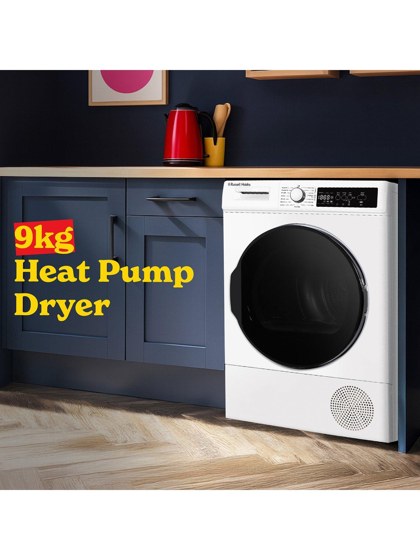 Image 3 of 7 of Russell Hobbs RH9HPTD1E12W 9KG Heat Pump Tumble Dryer White