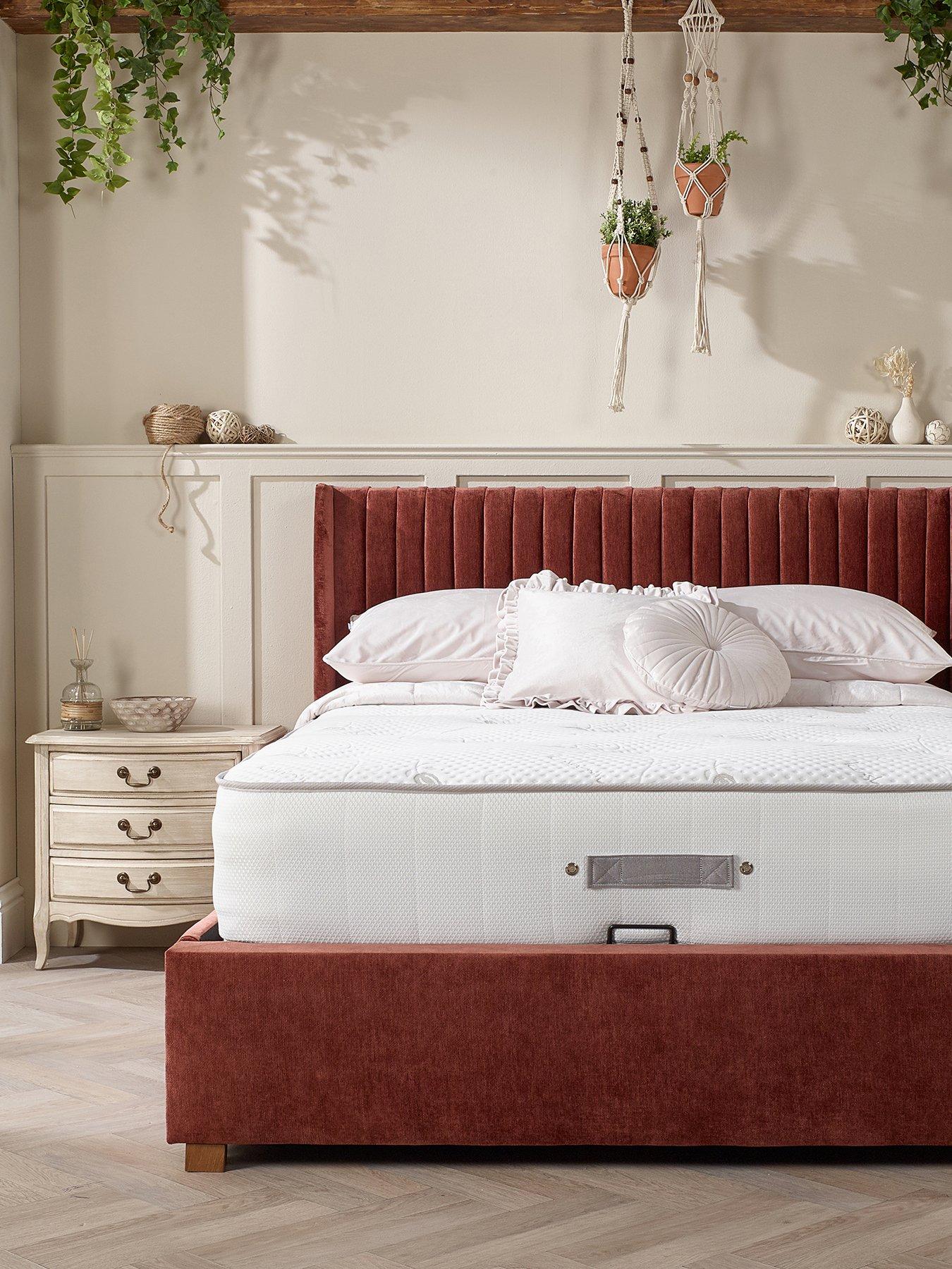 Catherine Lansfield Soho Ottoman Bed - Rustic