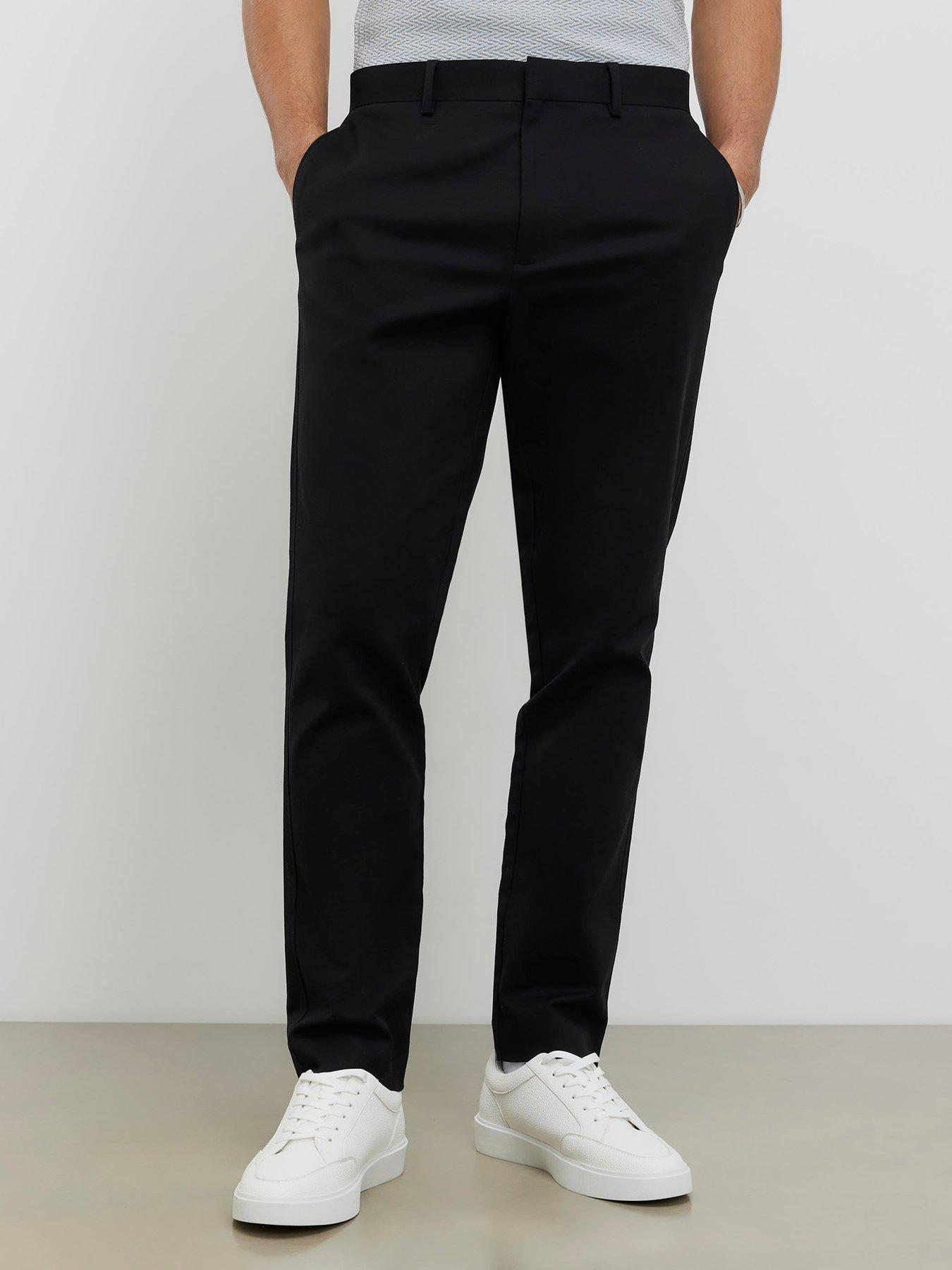 River Island Core Slim Chino - Black