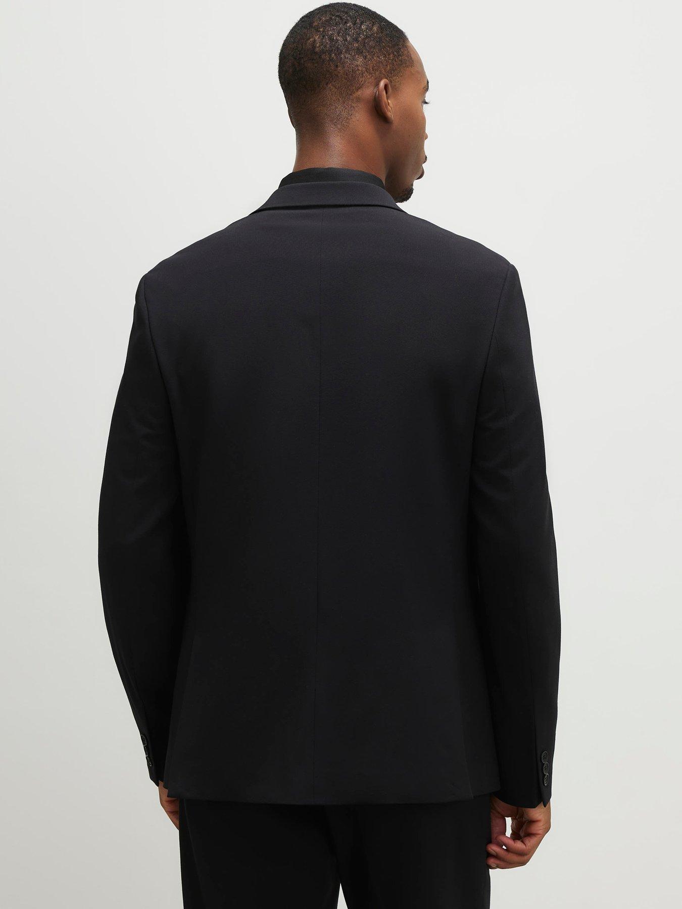 Image 2 of 4 of River Island Slim Core Suit Jacket - Black