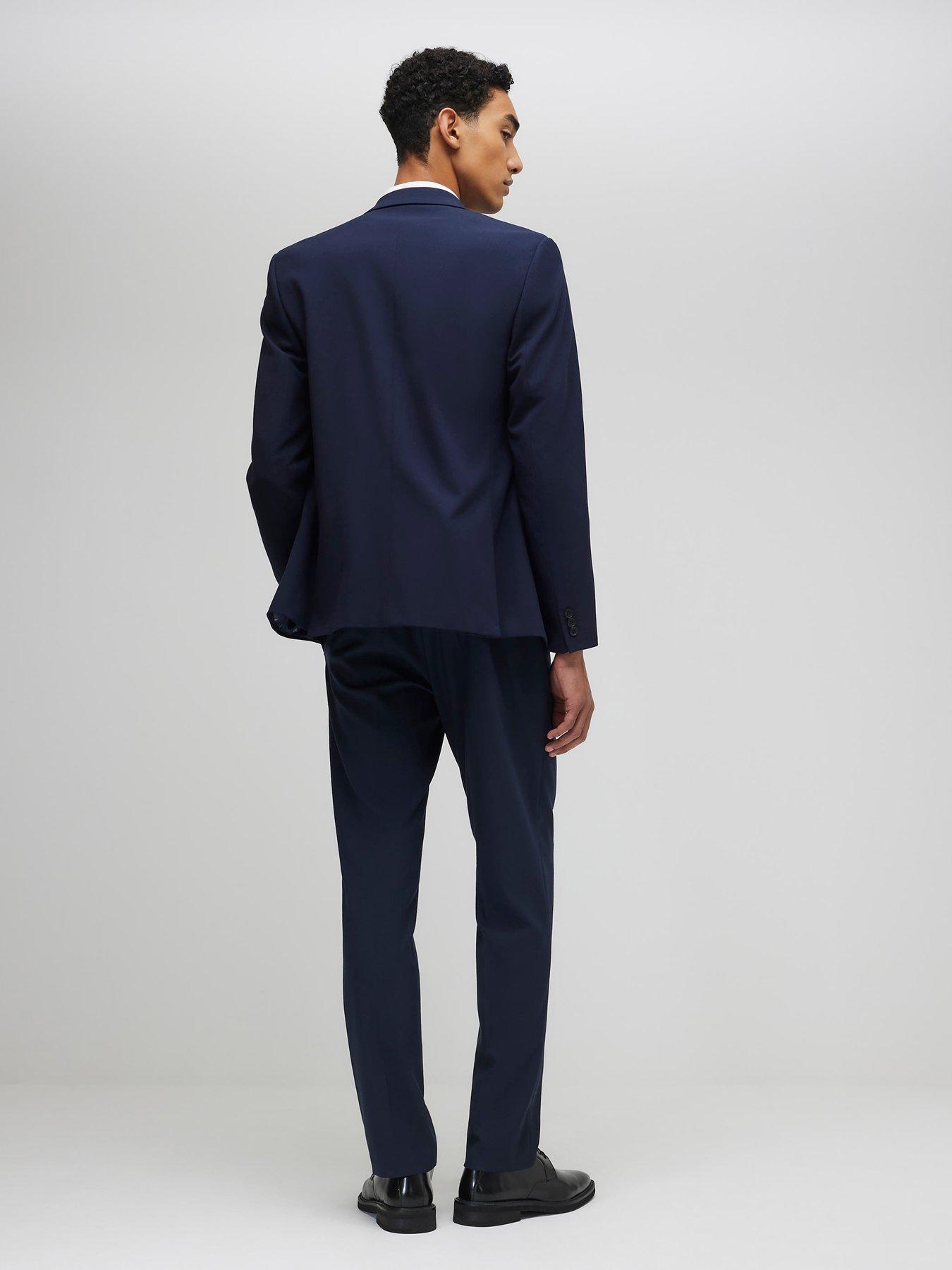 Image 2 of 4 of River Island Slim Core Suit Trouser - Navy
