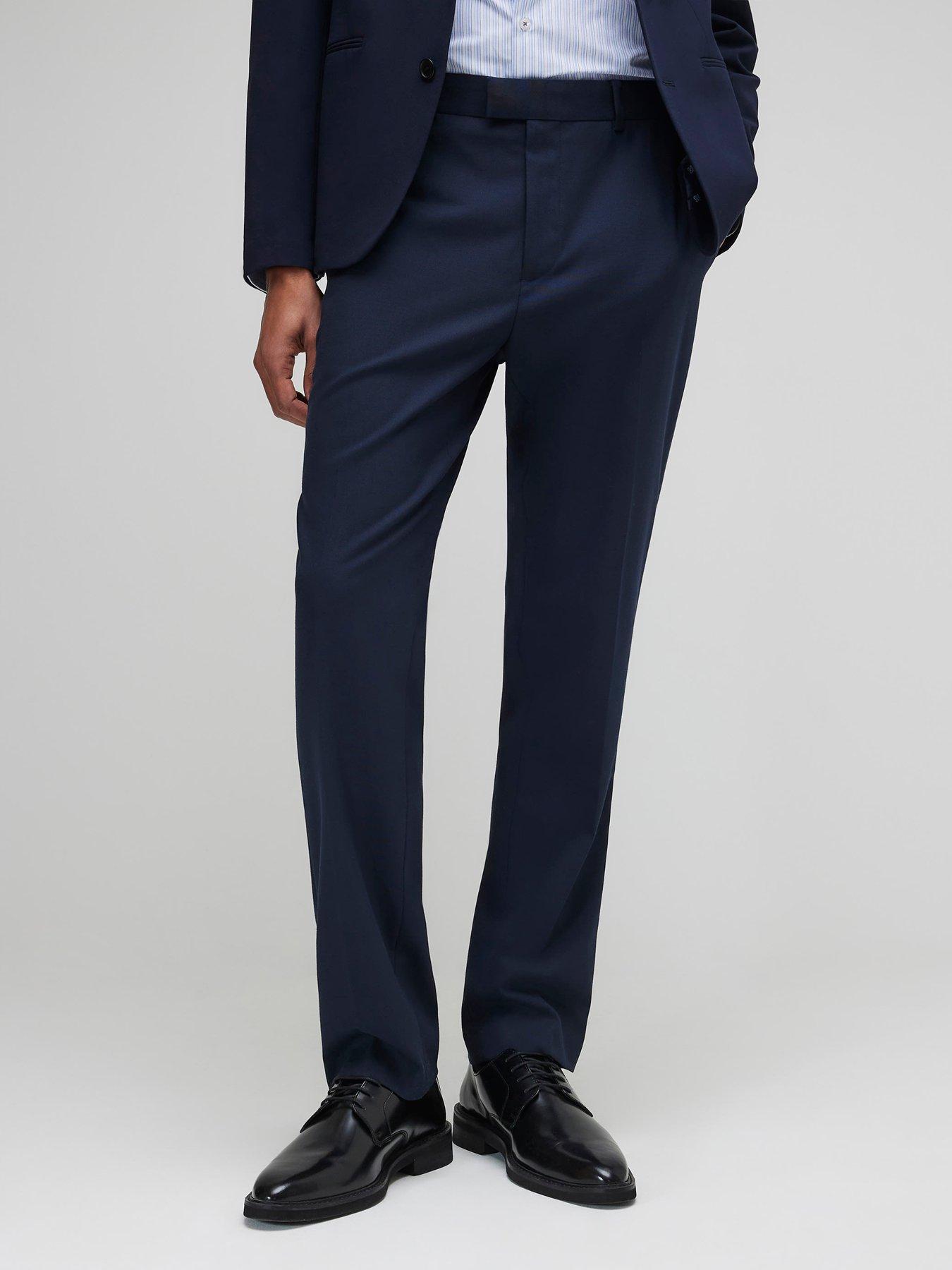 Image 3 of 4 of River Island Slim Core Suit Trouser - Navy
