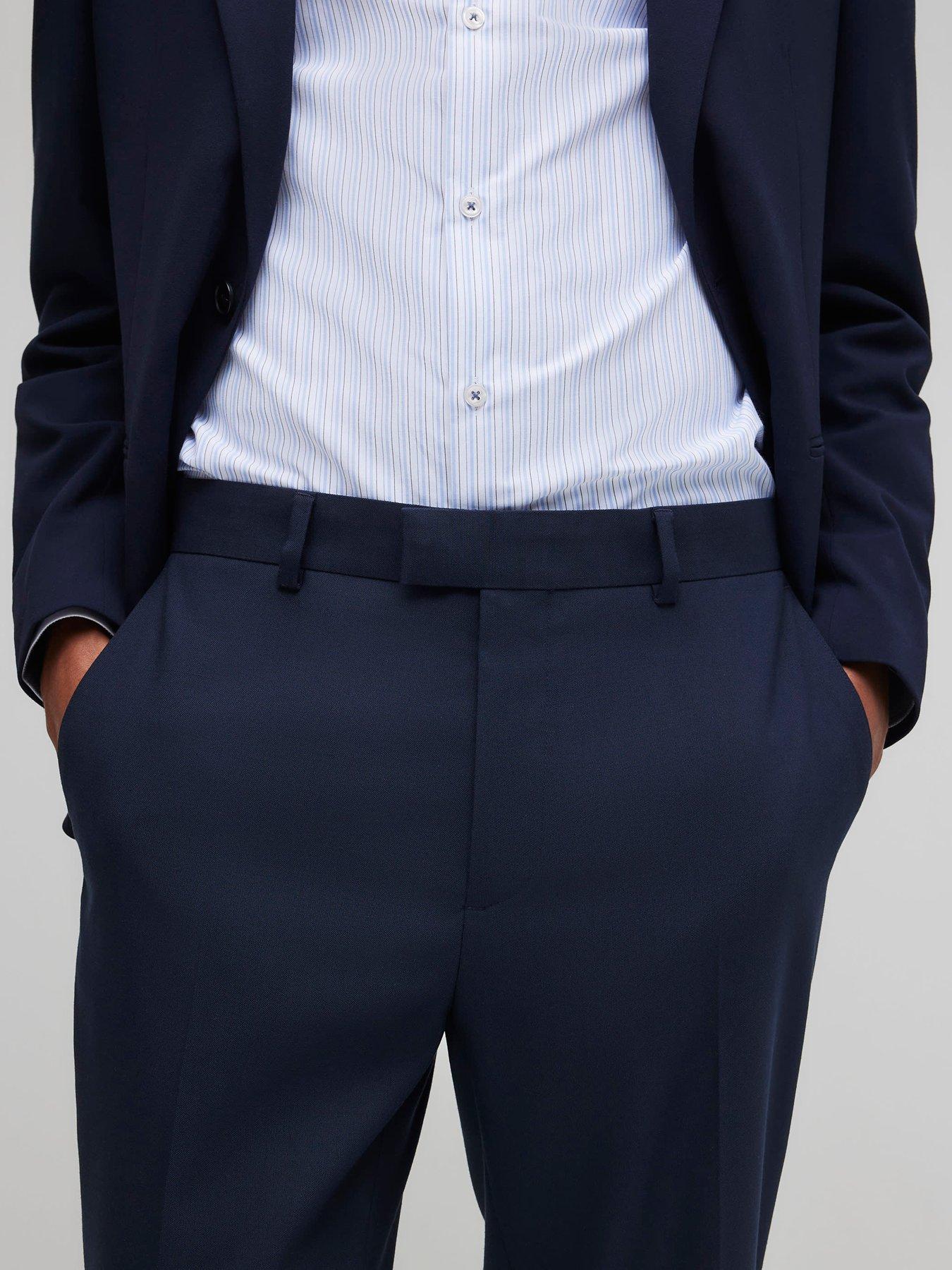 Image 4 of 4 of River Island Slim Core Suit Trouser - Navy