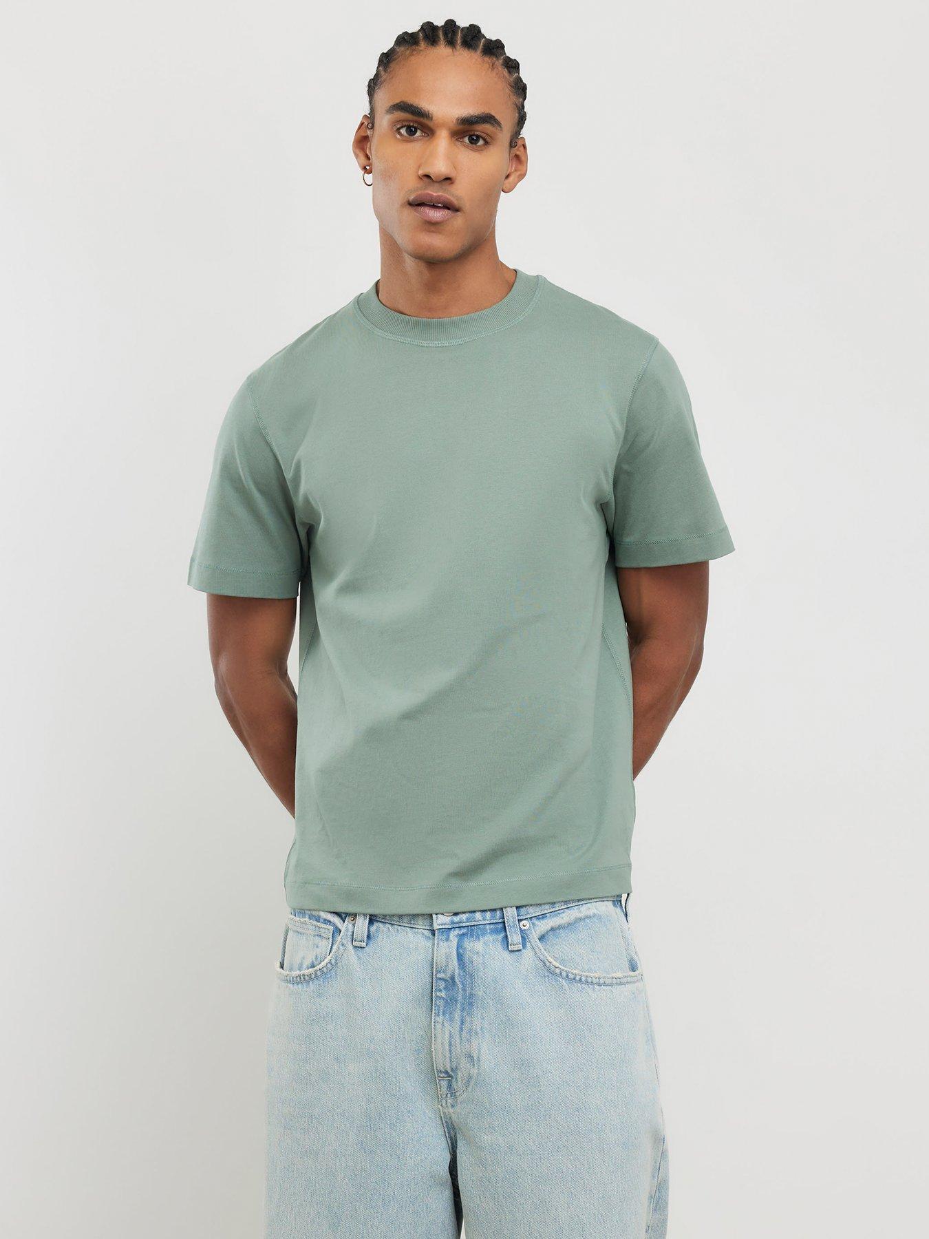 River Island Regular Essentials Short Sleeve T-Shirt - Light Green