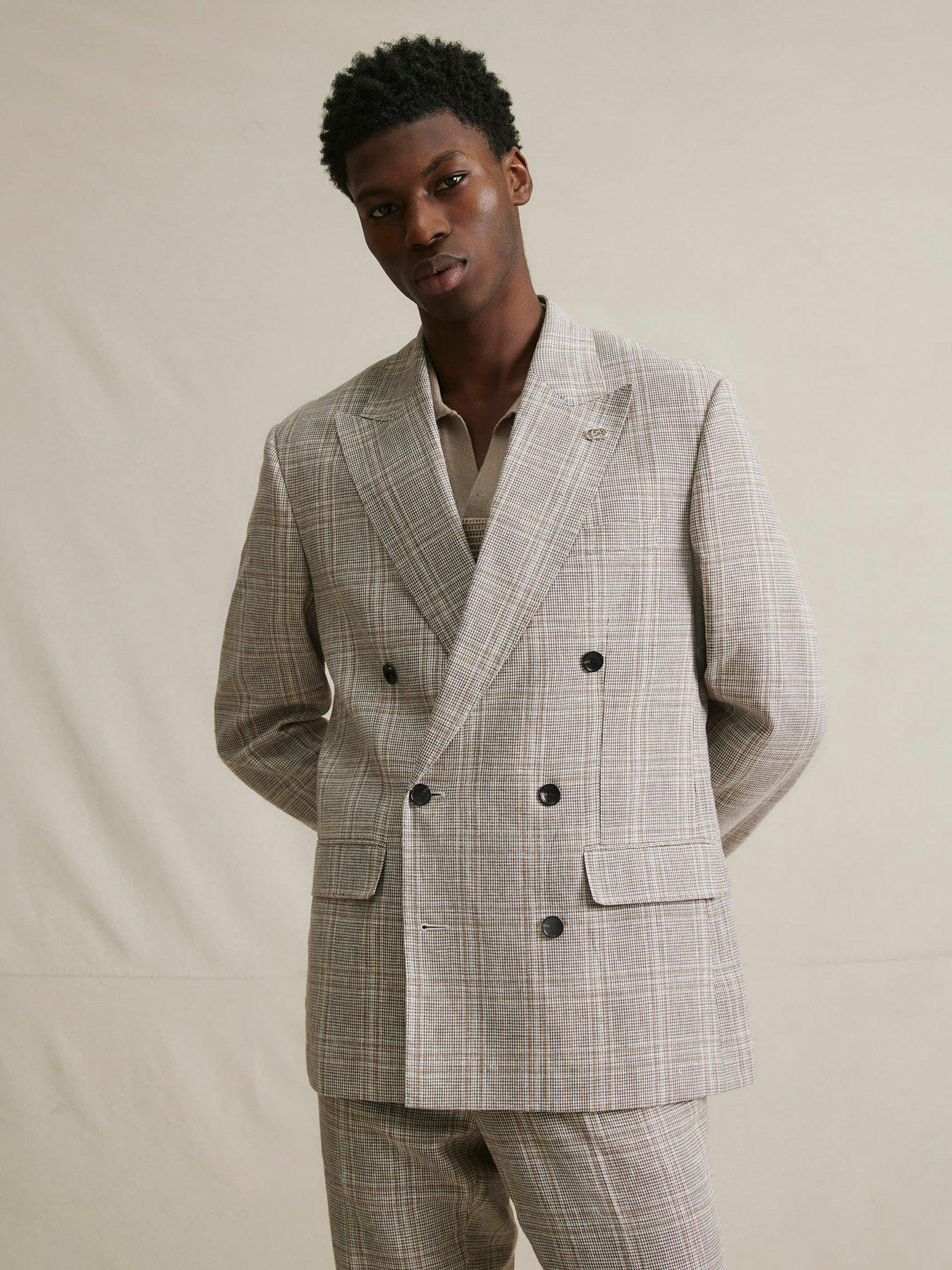 River Island River Island Linen Check Jacket