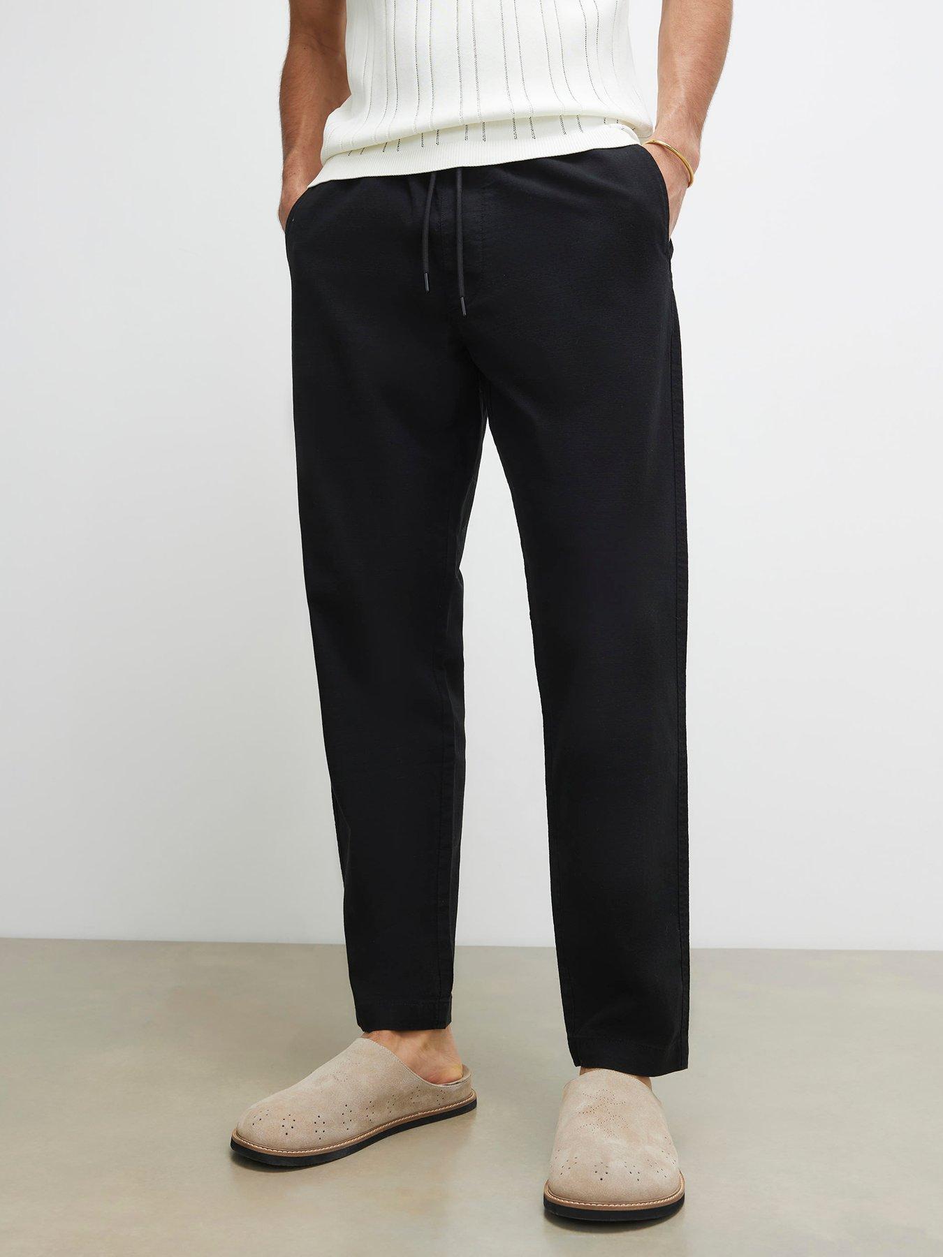 Image 1 of 4 of River Island Julius Joggers - Black