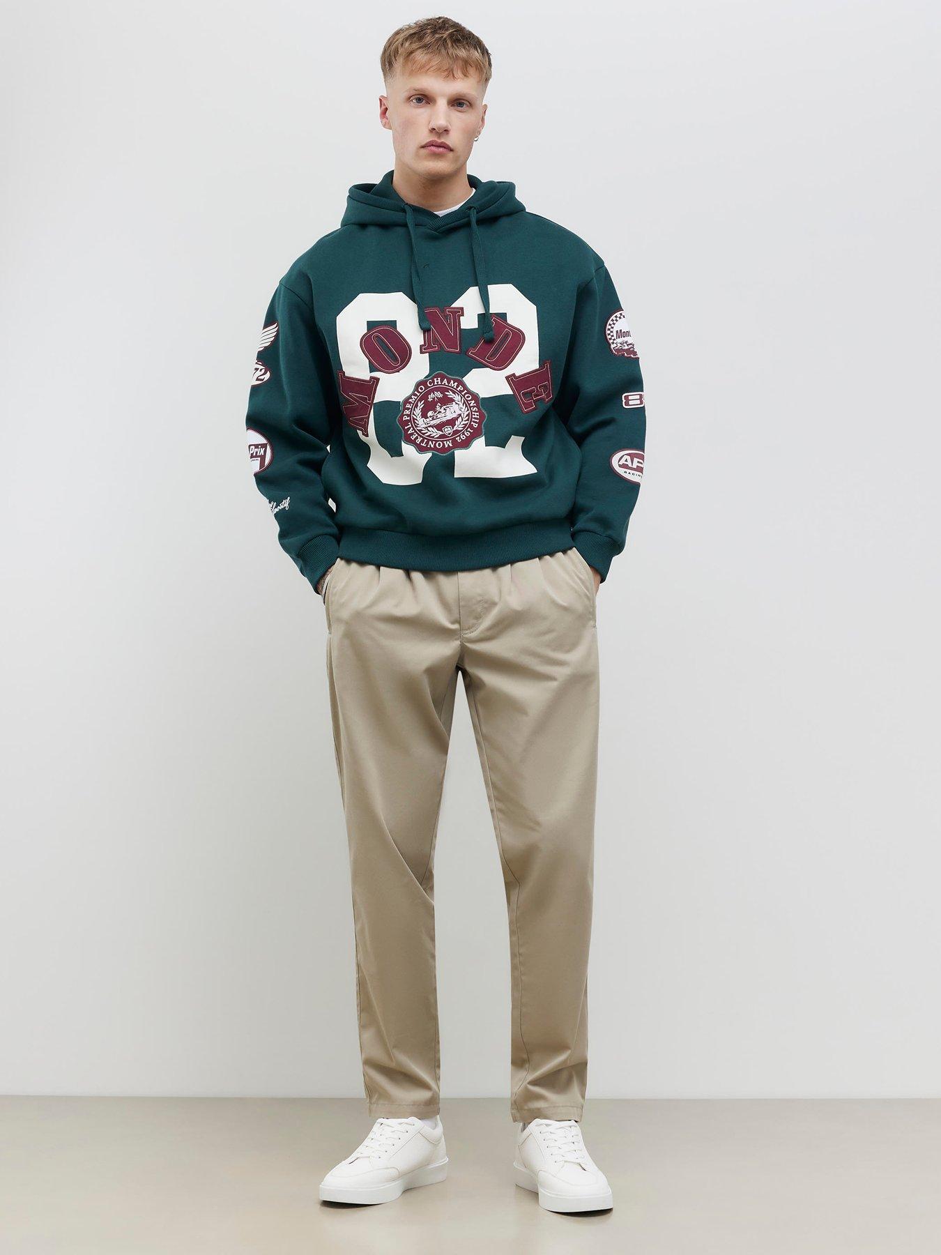 Image 3 of 4 of River Island Othello Elasticated Trousers - Beige