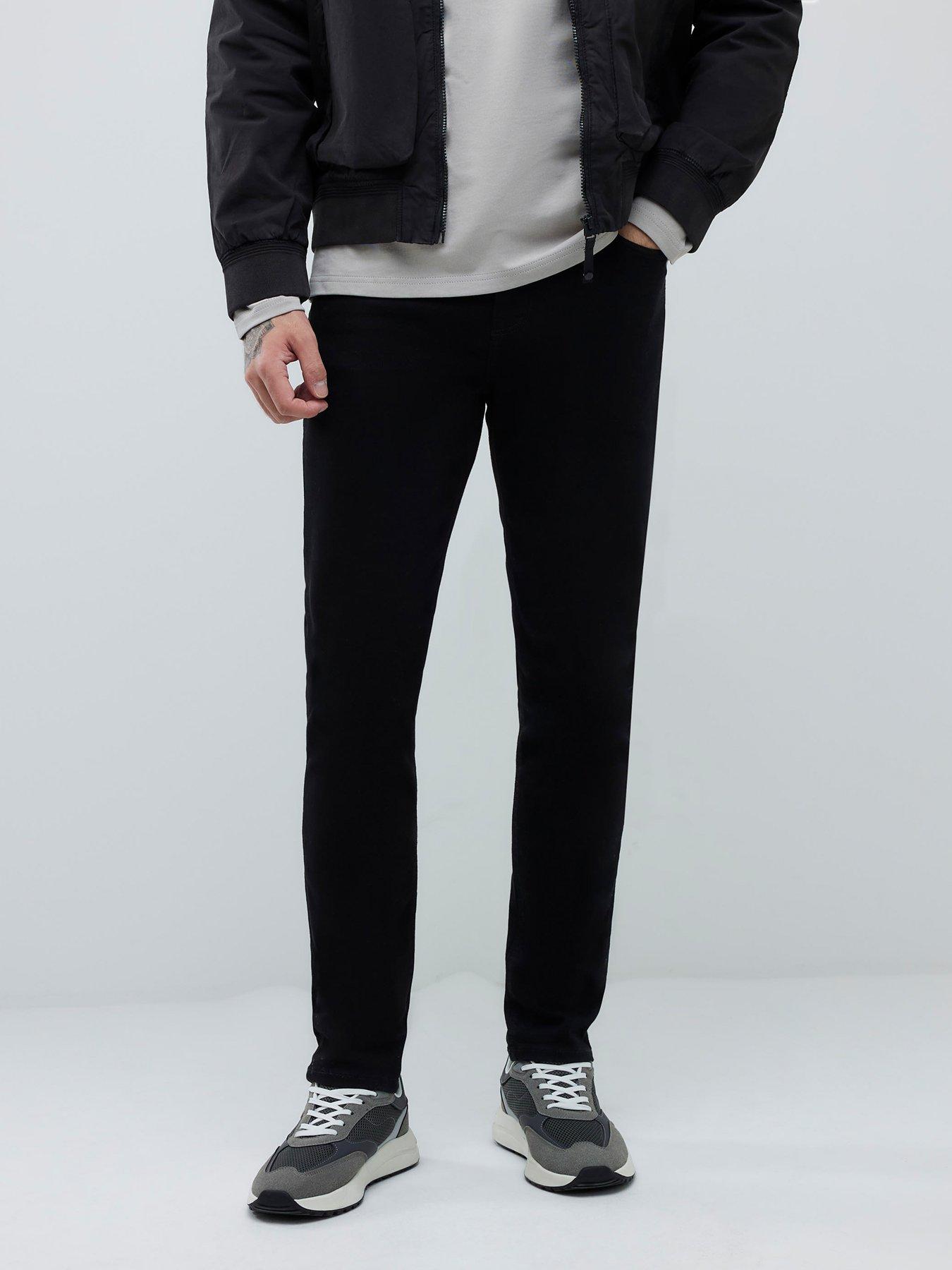 River Island Stay Skinny Jeans - Black