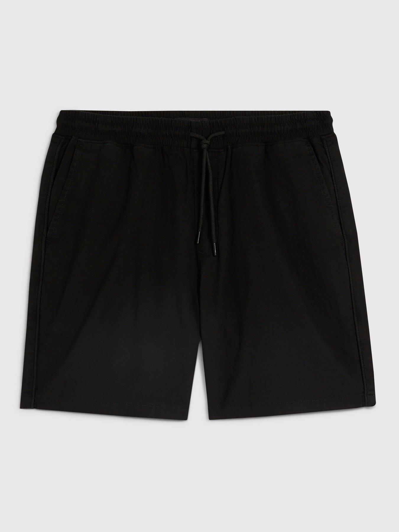 River Island Capulet Cross Hatch Shorts - Black | Very