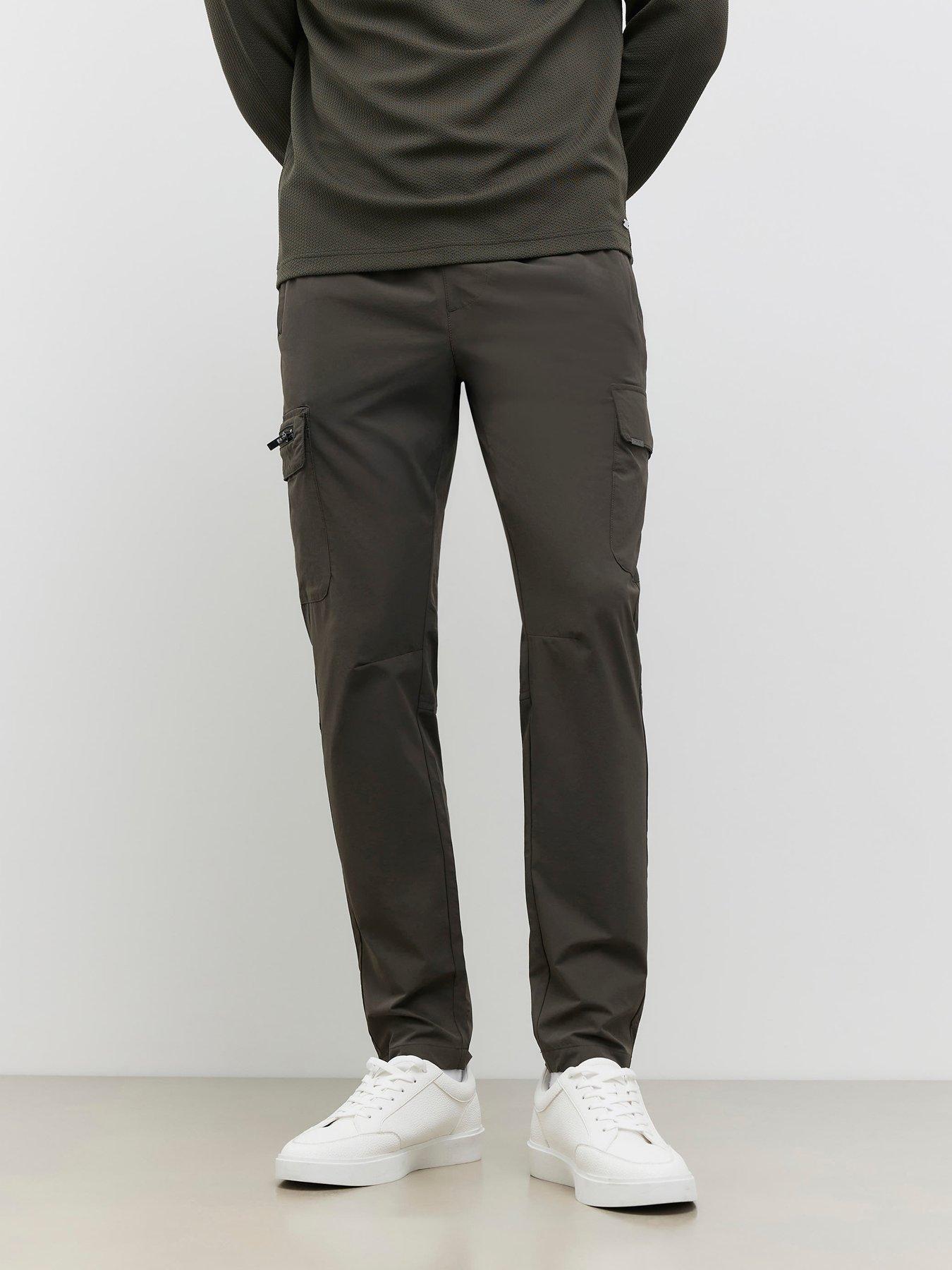 River Island Cairo Skinny Cargo Trousers - Green