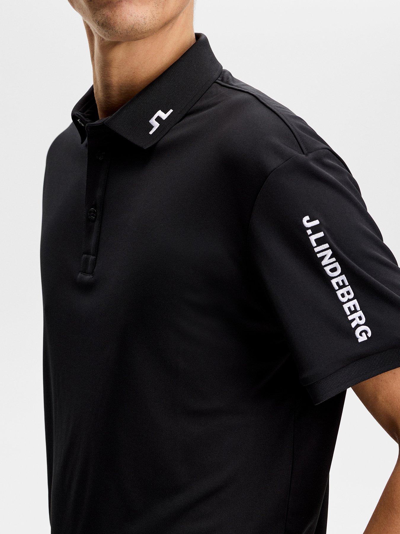 Image 4 of 6 of J LINDEBERG Mens Golf Tour Tech Polo - Black