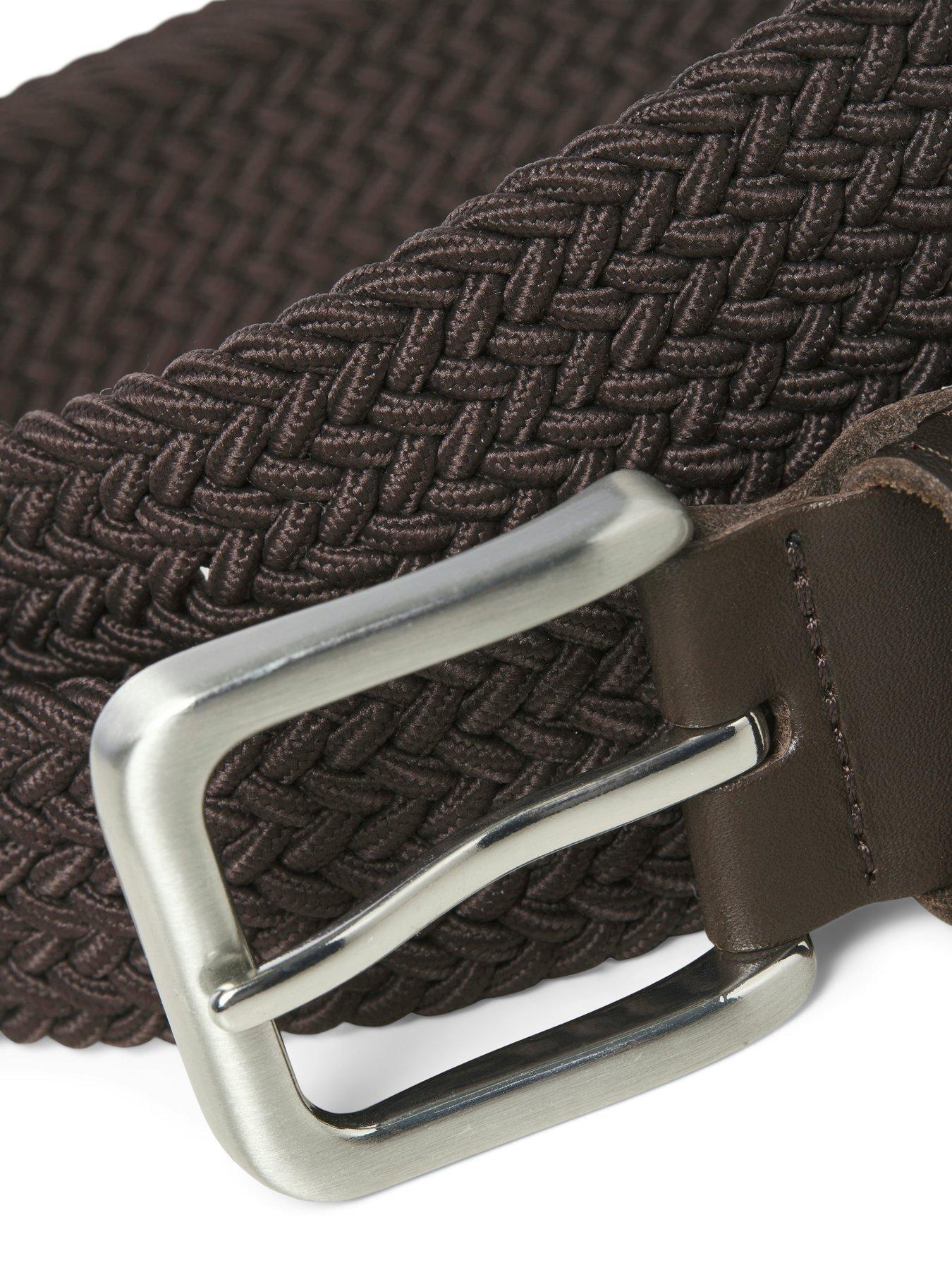 Image 5 of 5 of Jack & Jones Woven Belt - Brown