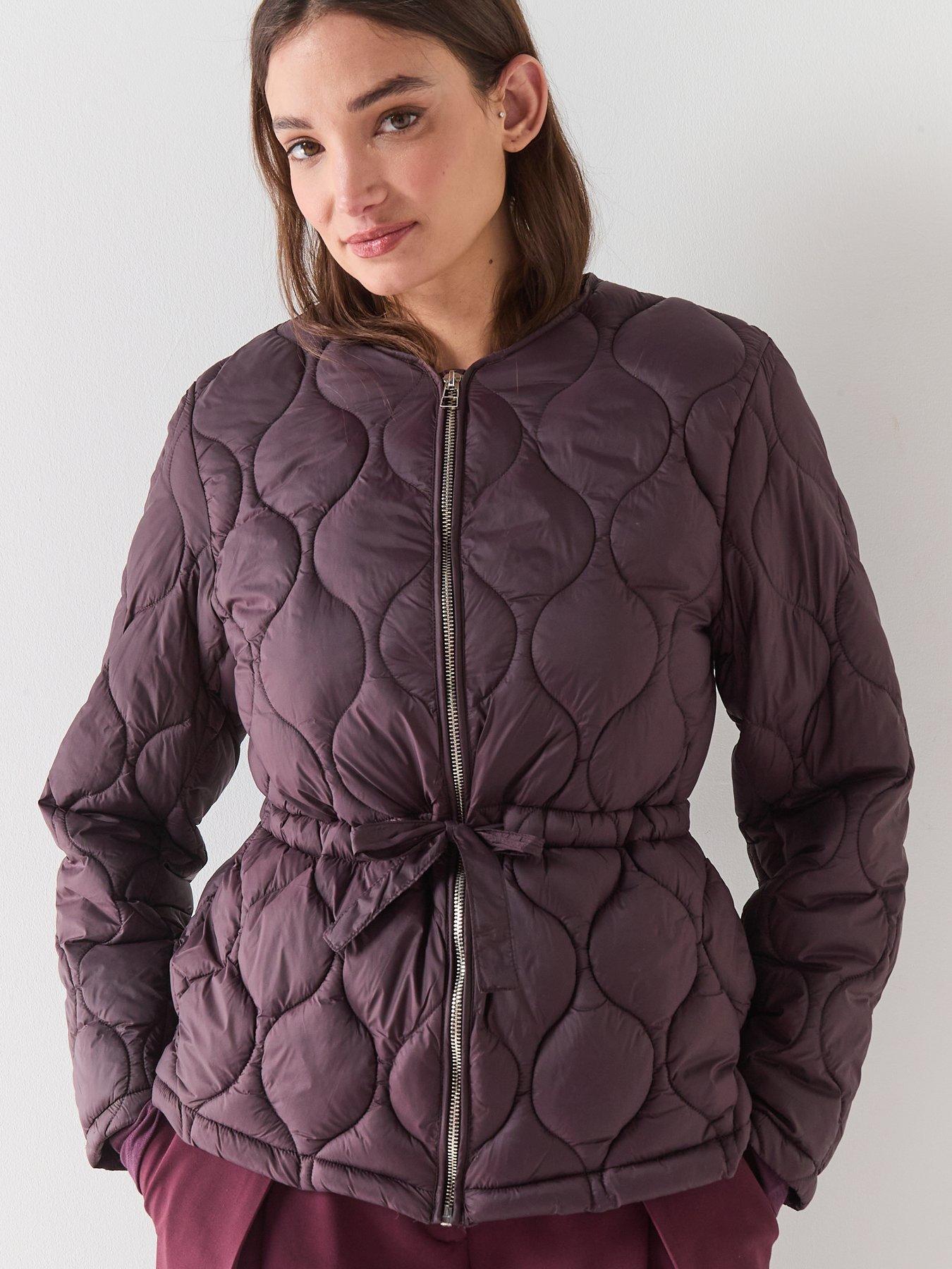 Image 5 of 6 of Only Amara Quilted Jacket - Fudge