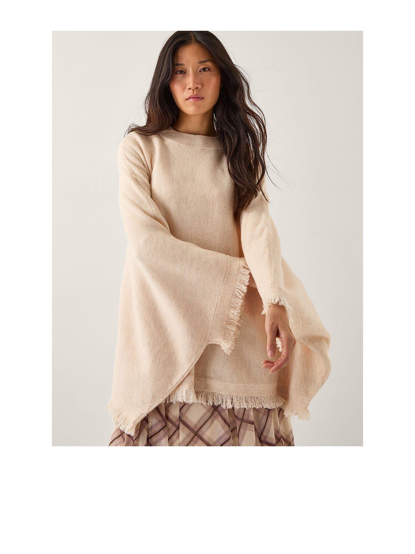 Monsoon Fay Fringe Poncho