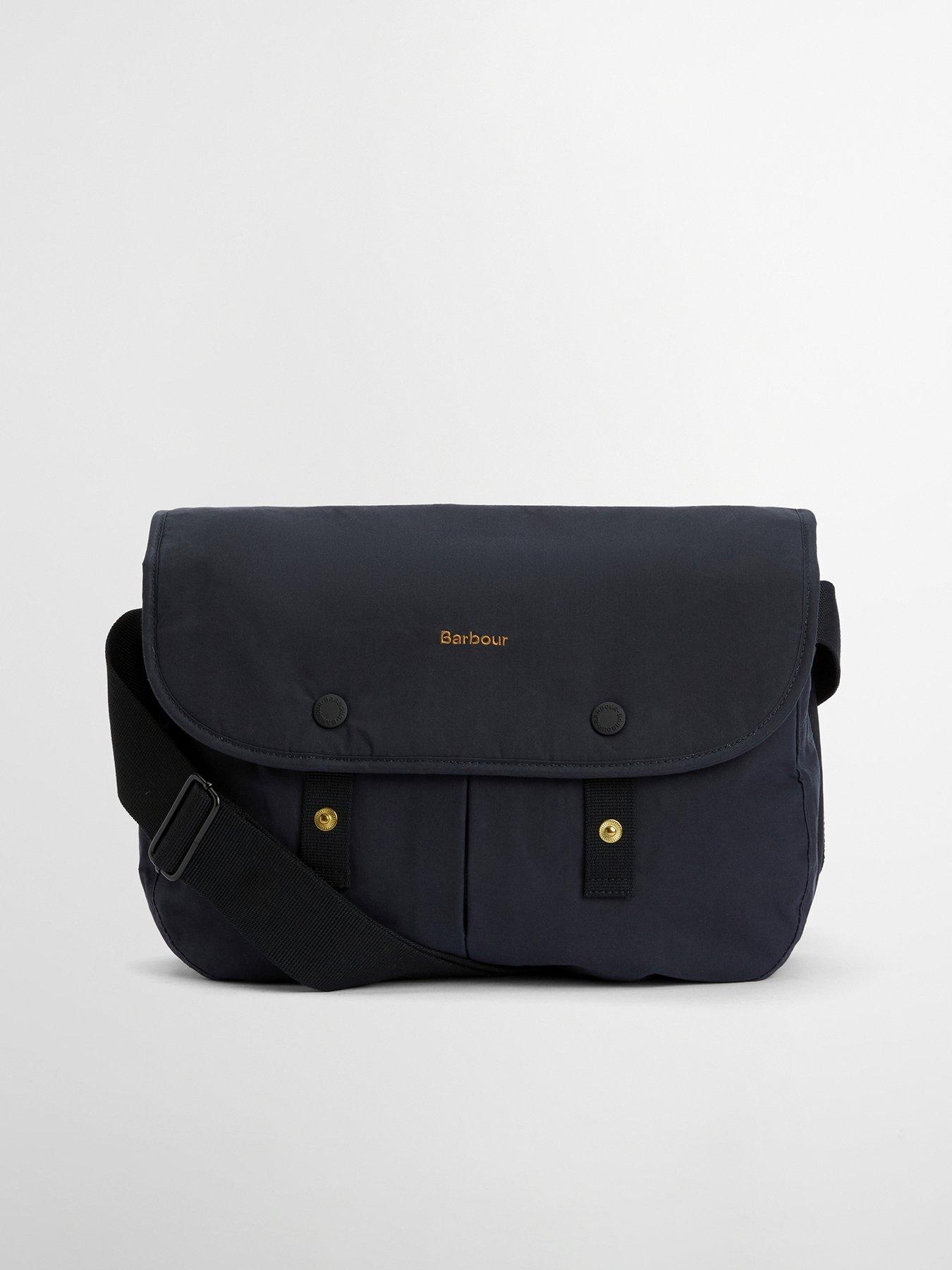Barbour Transport Riever Crossbody Bag - Navy