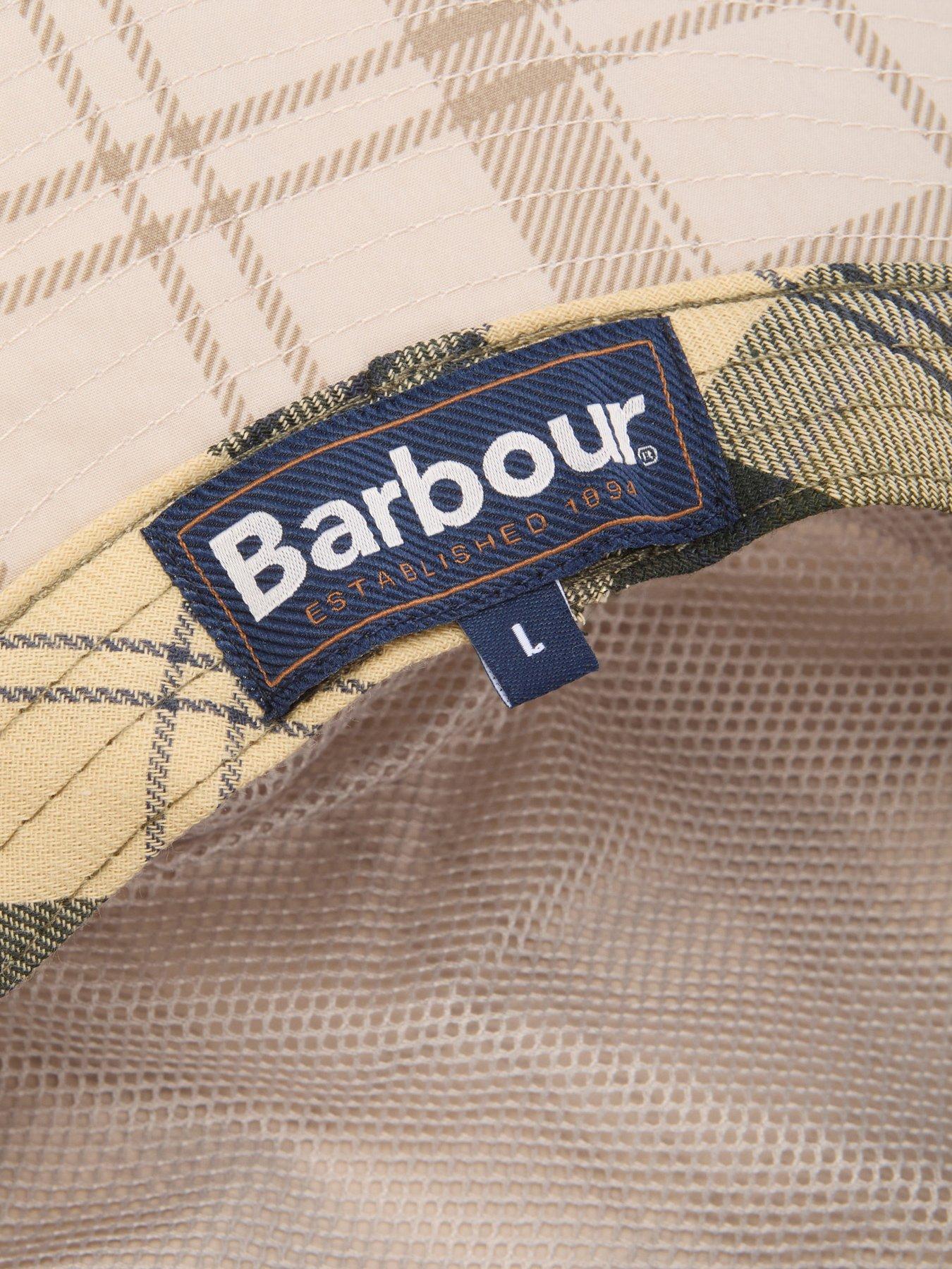 Image 4 of 4 of Barbour Transport Bucket Hat - Mist Printed Tartan