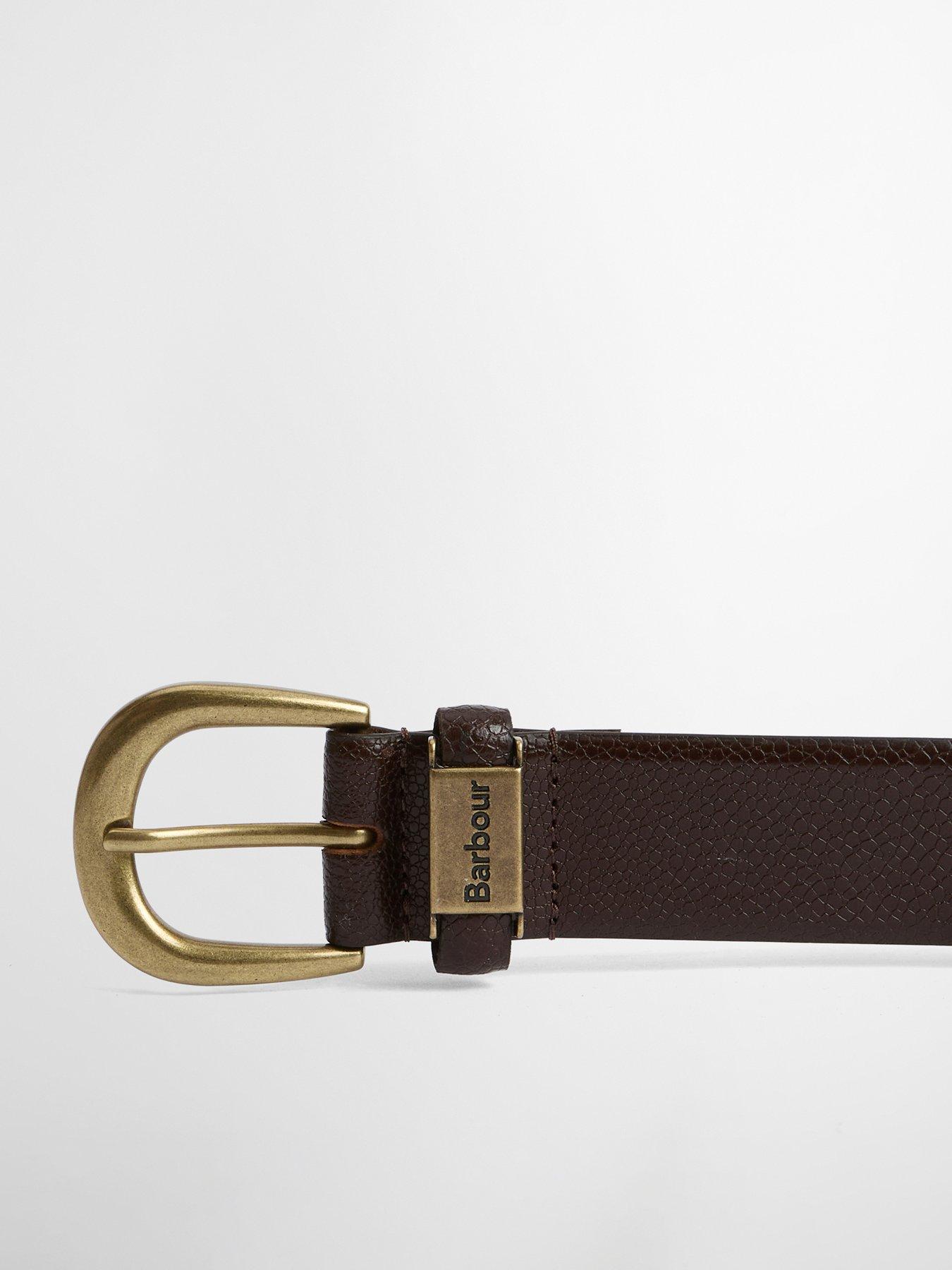 Image 2 of 2 of Barbour Clyde Leather Belt - Brown