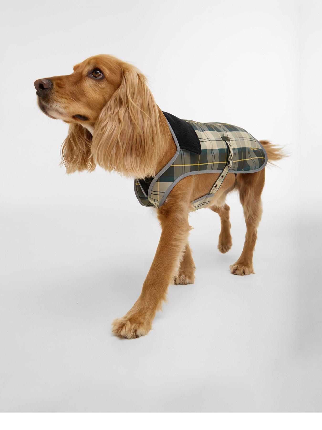 Barbour Tartan Waterproof Dog Coat - Green