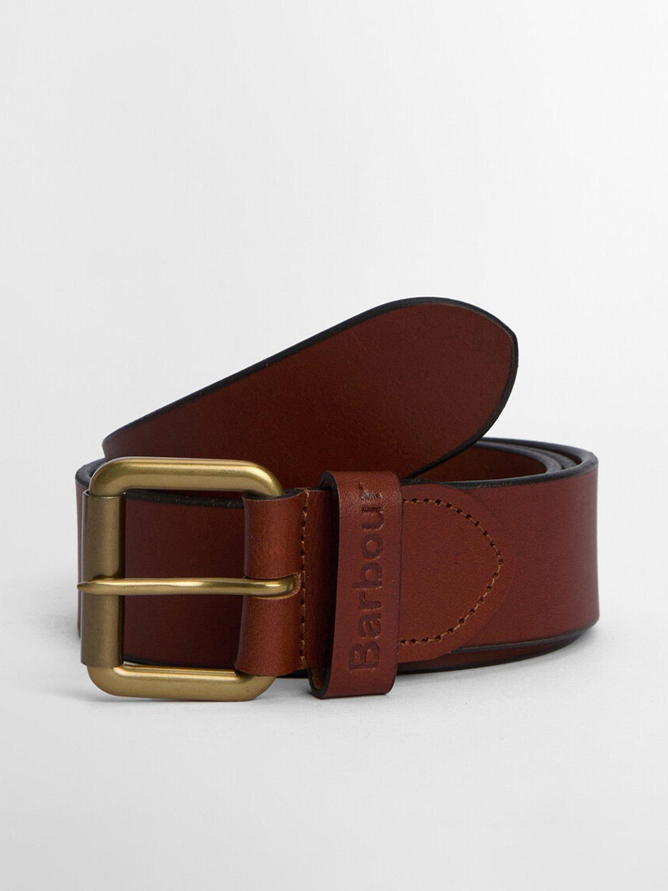 Image 1 of 2 of Barbour Allanton Leather Belt - Brown
