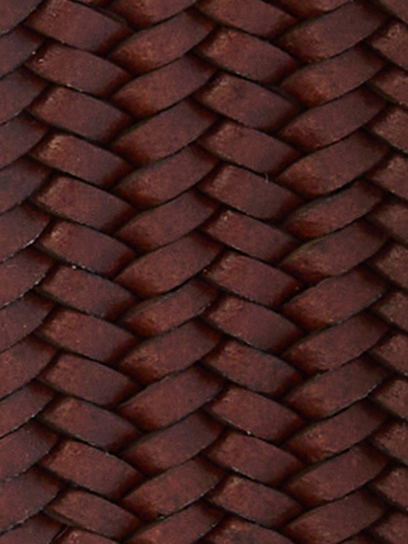 Image 3 of 3 of Barbour Stretch Leather Belt - Brown