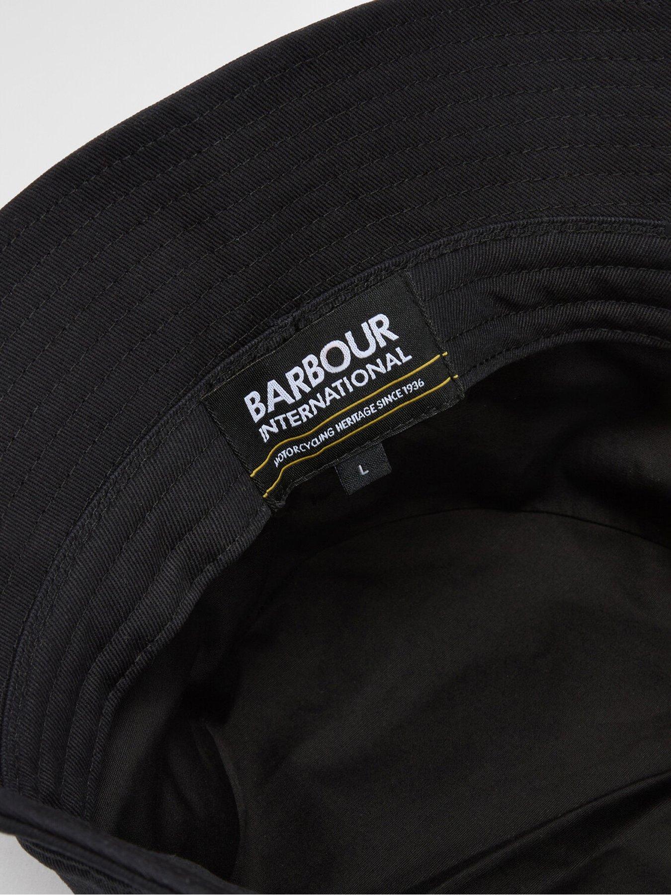 Image 4 of 4 of Barbour International Norton Drill Bucket Hat - Black