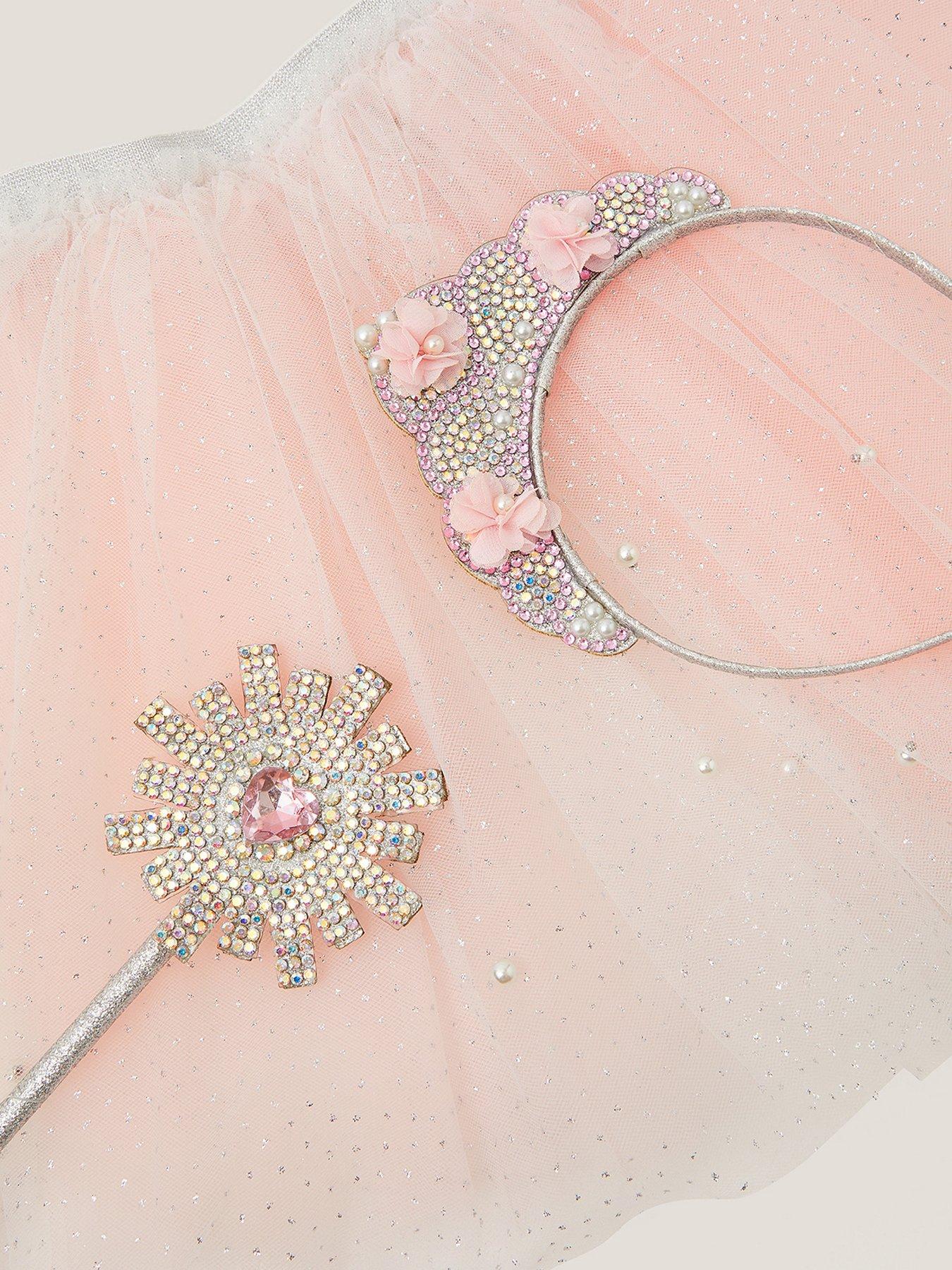 Image 2 of 2 of Monsoon Girls Fairy Princess Dress Up Set - Pink