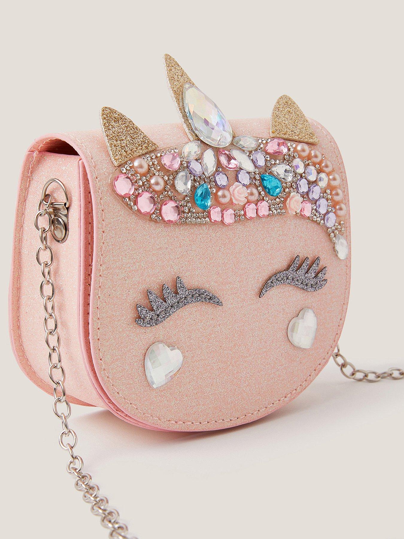 Image 2 of 4 of Monsoon Girls Unicorn Treasure Bag - Light Cream
