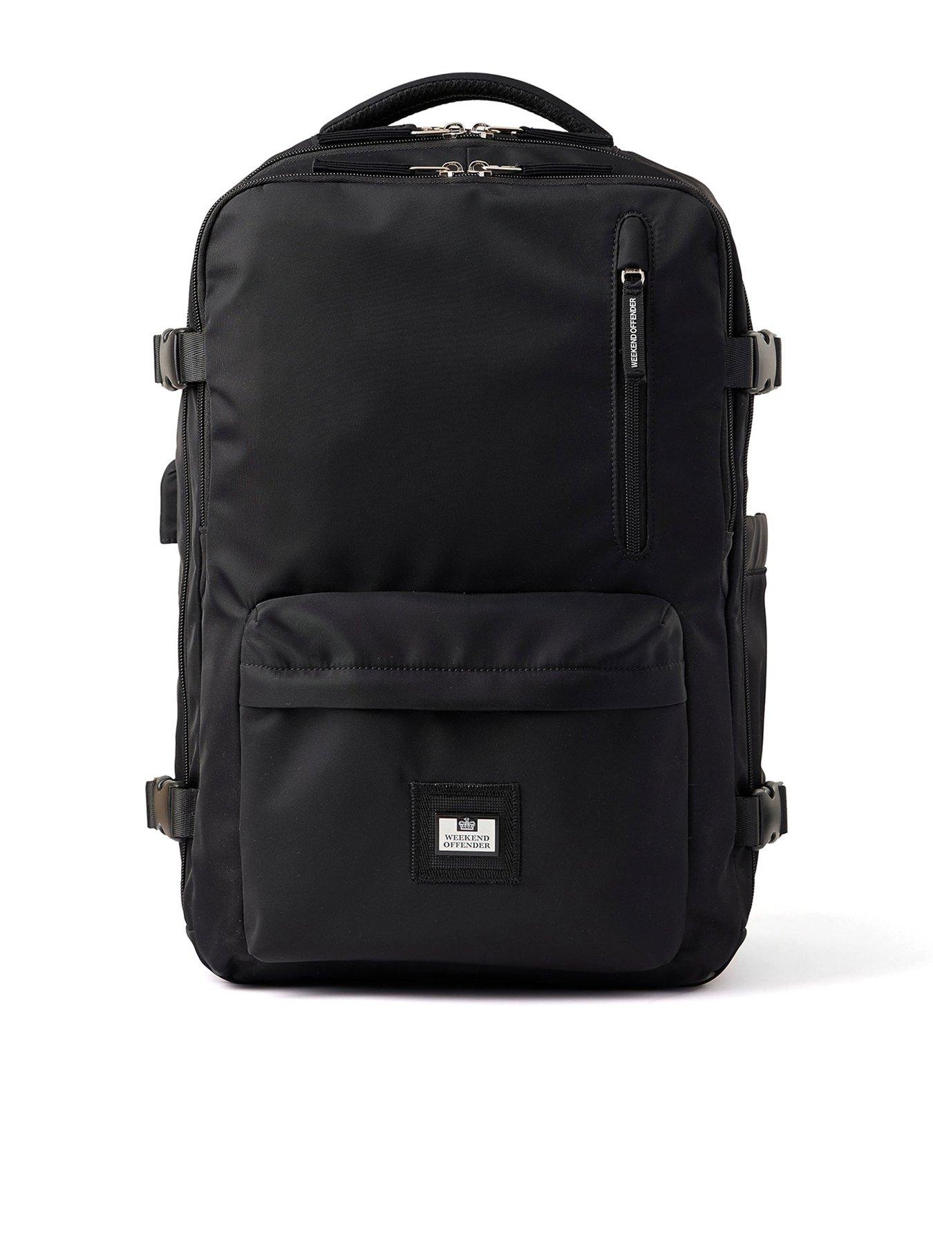 Weekend Offender Overnighter Multi Pocket Backpack - Black