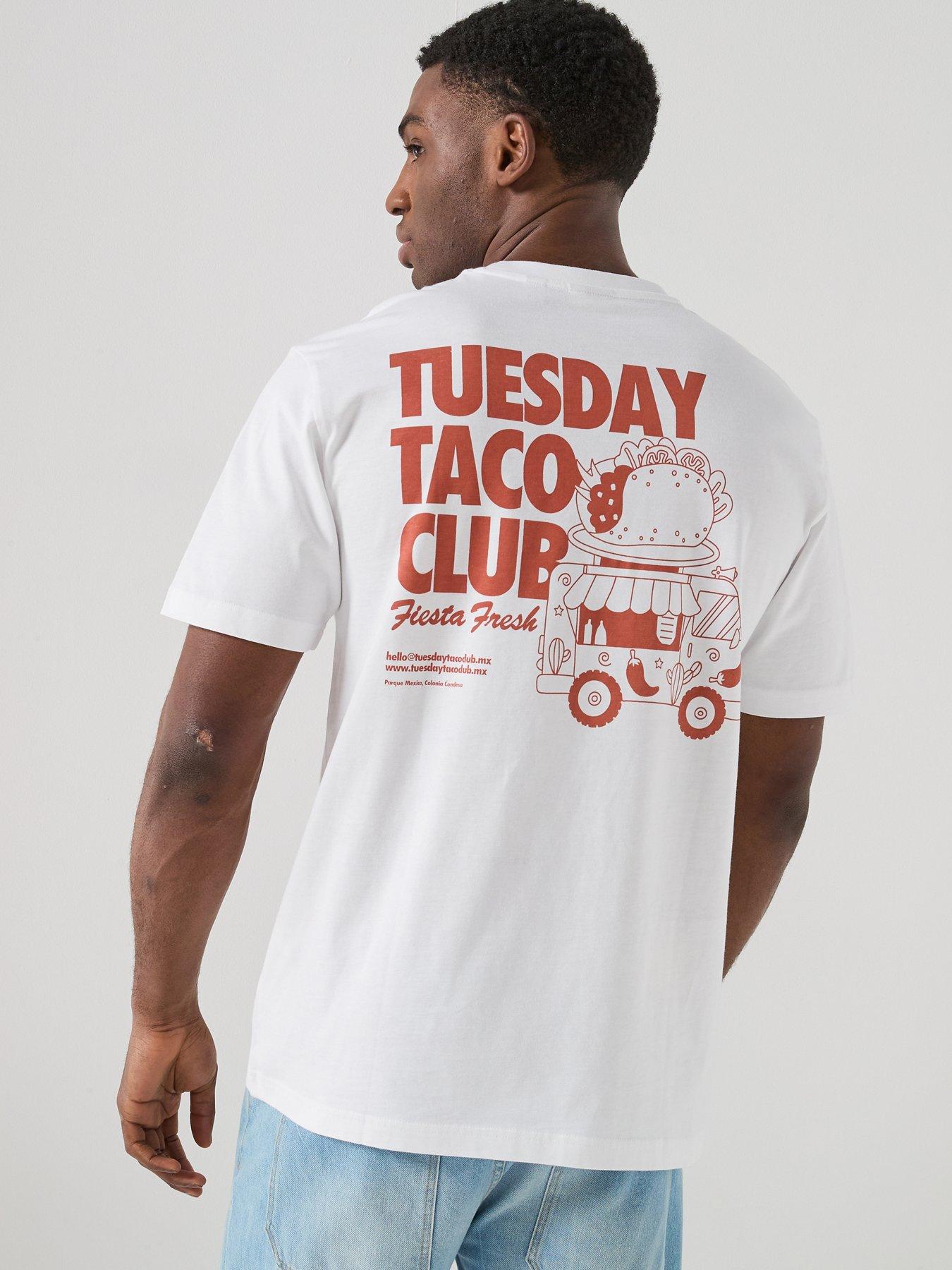 ONLY & SONS Fred Life Foodie T-Shirt - White