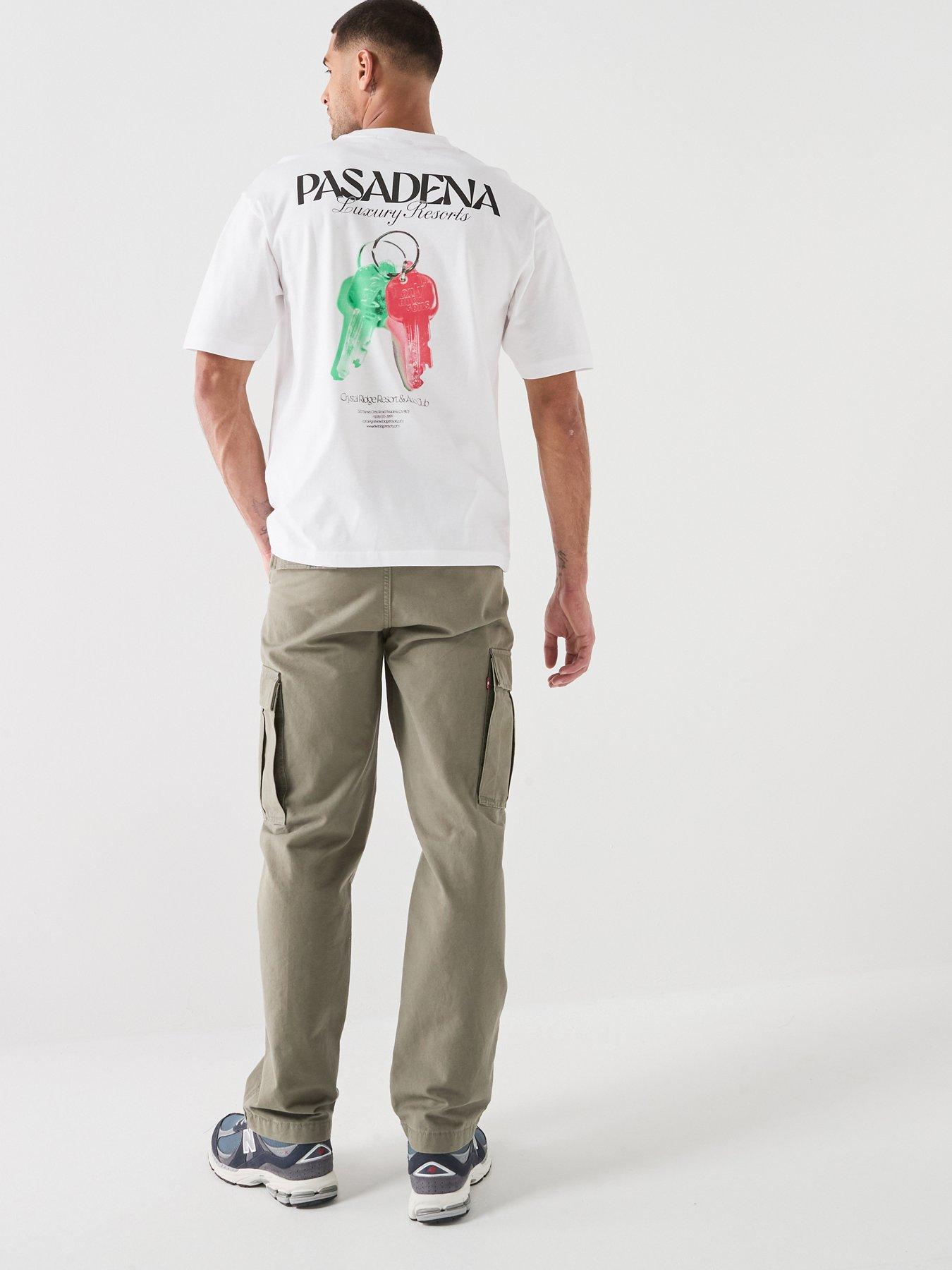 ONLY & SONS Pasadena Short Sleeve Loose Graphic T-Shirt - White