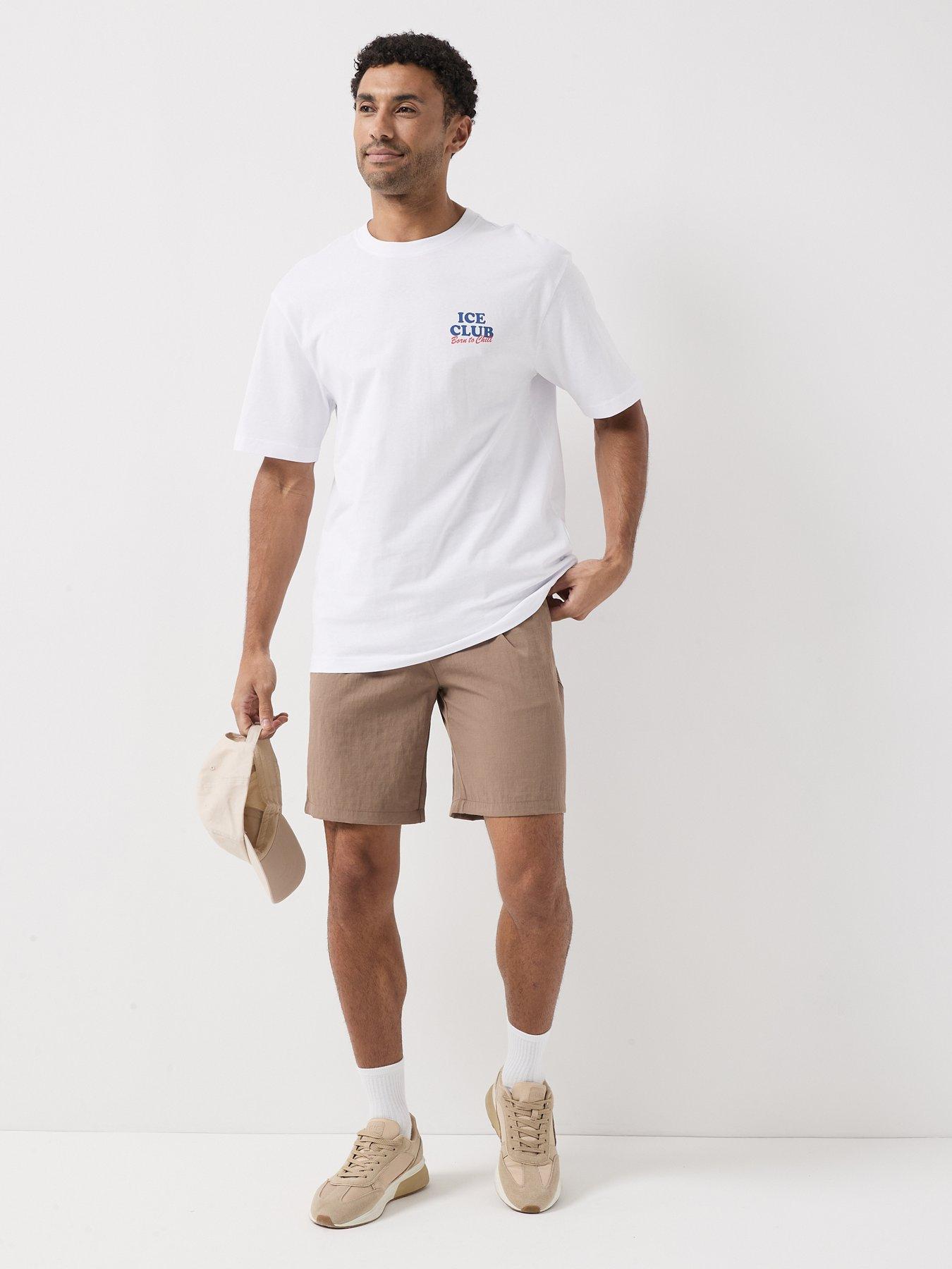 Image 3 of 6 of ONLY & SONS Ice Club Short Sleeve Graphic T-Shirt - White