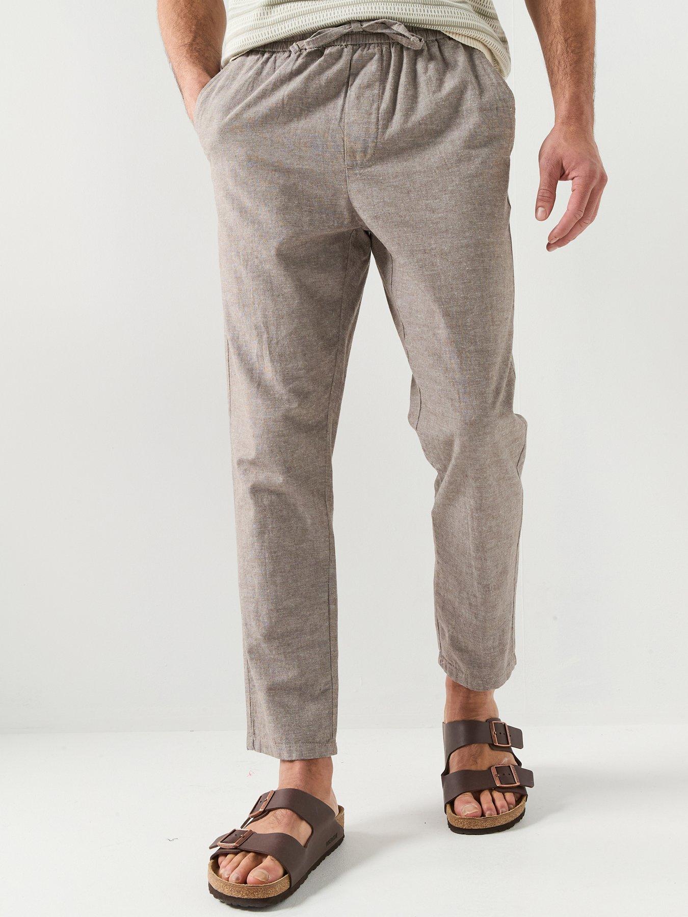 ONLY & SONS Only  &  Sons Linus Linen Blend Trousers