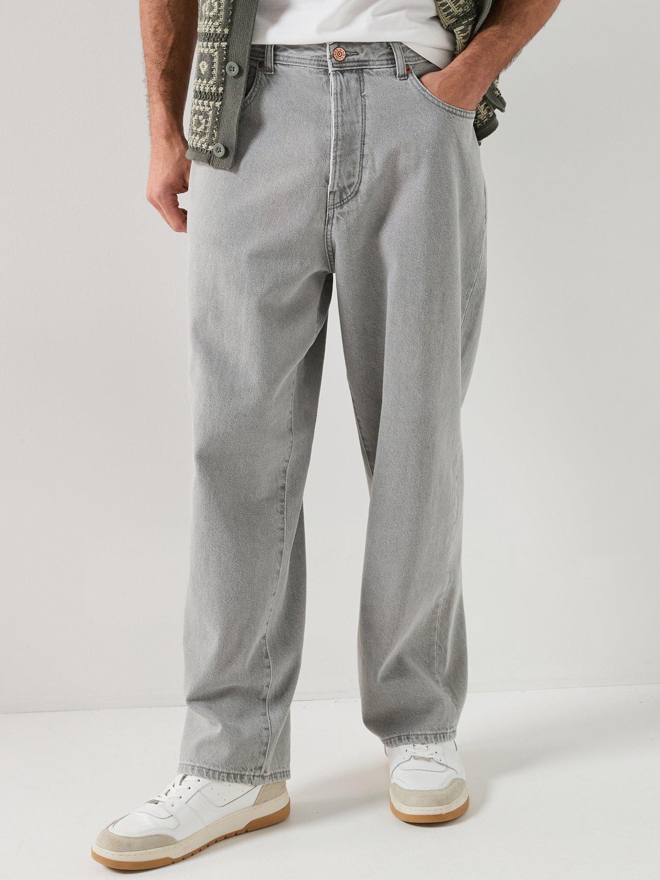 ONLY & SONS Fade Loose Fit Jeans - Grey