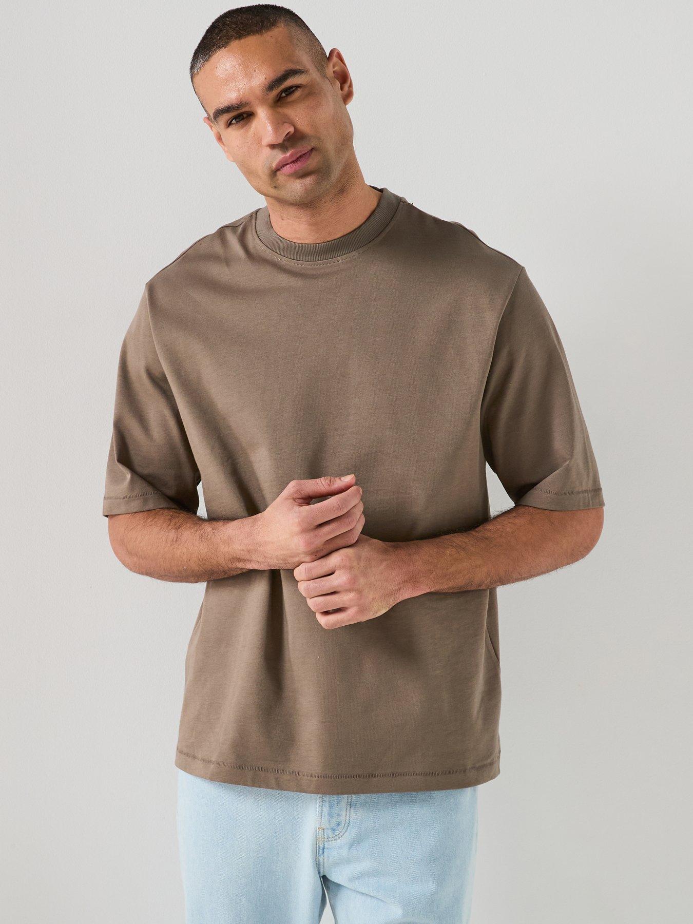 only-sons-millenium-oversized-t-shirt-beige