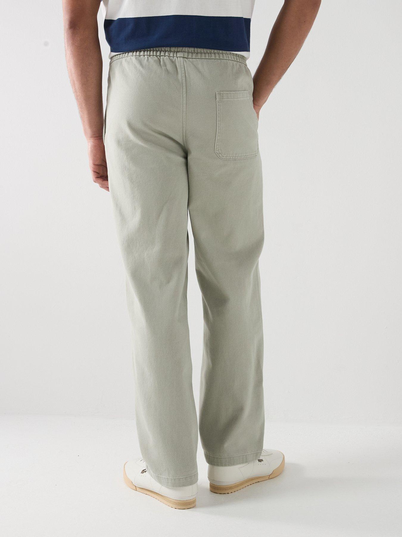 Image 2 of 5 of ONLY & SONS Times Loose Trousers - Seagrass