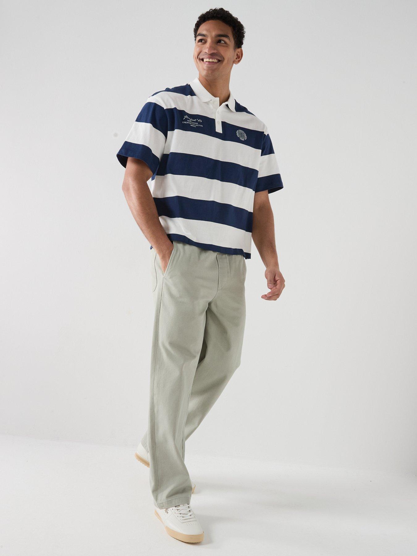 Image 3 of 5 of ONLY & SONS Times Loose Trousers - Seagrass