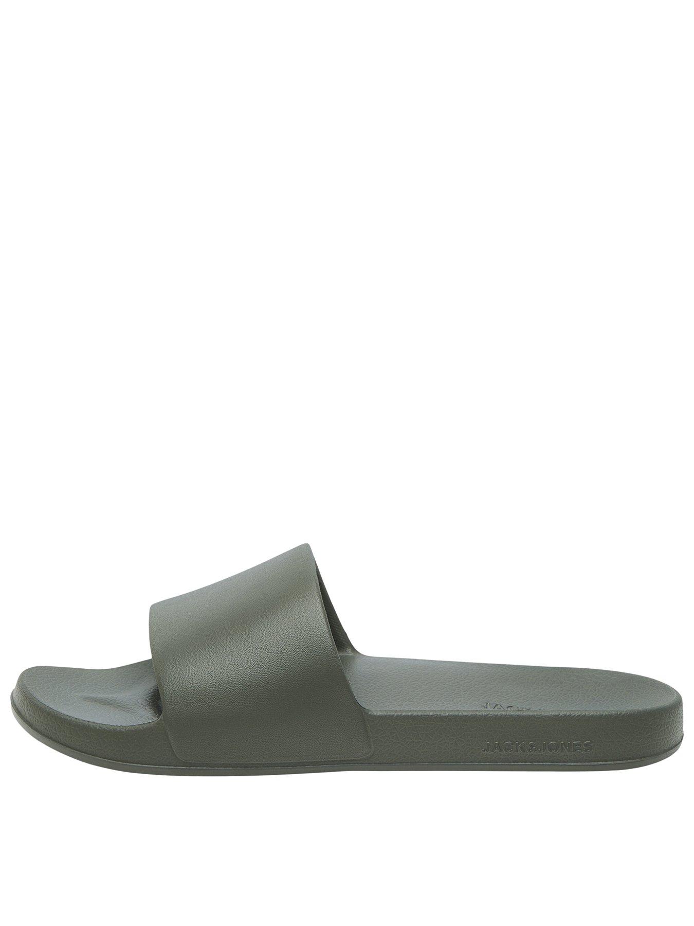 Jack & Jones Moulded Slider - Khaki