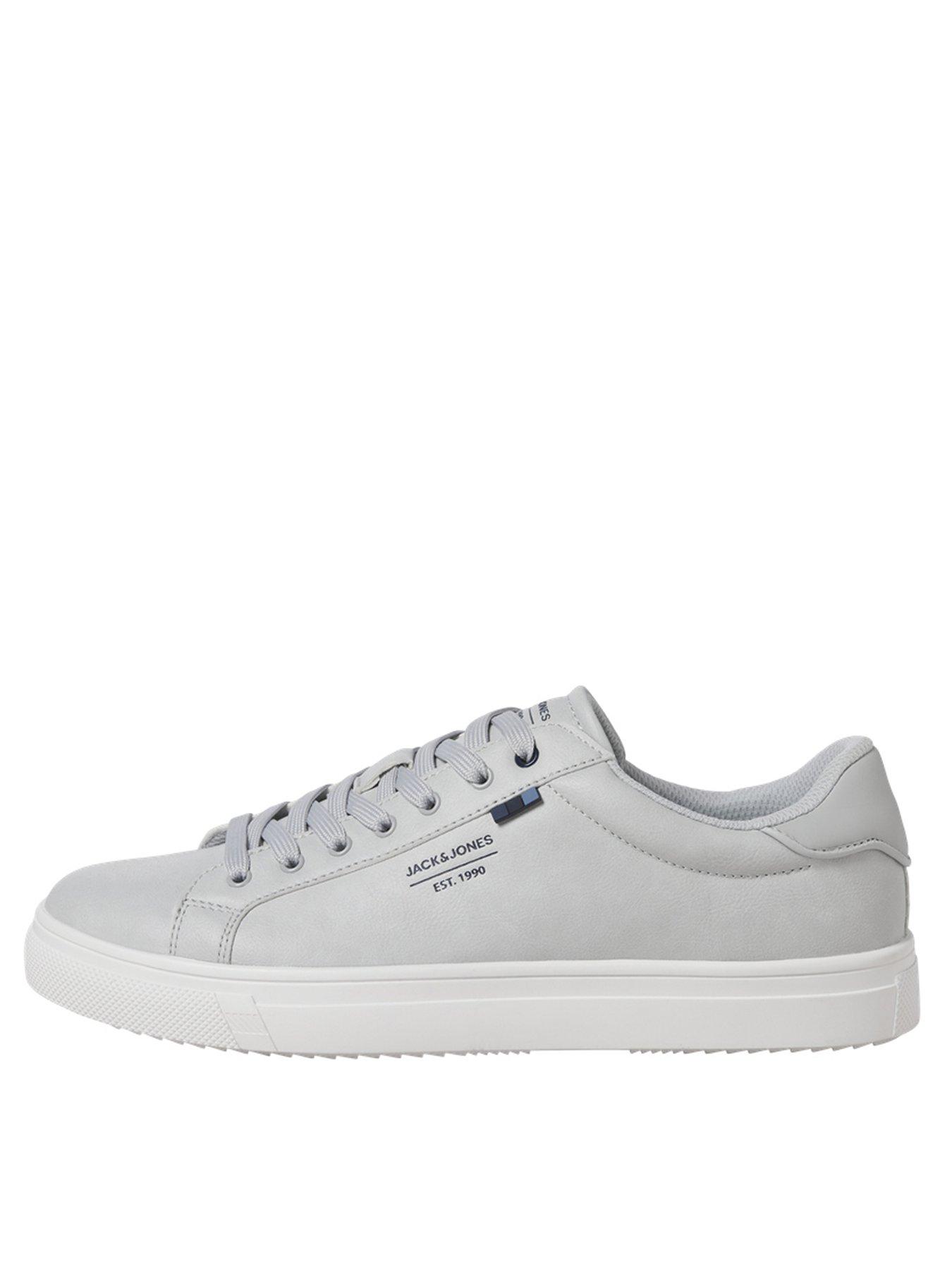 Jack & Jones Bale Pu Trainer, Grey, Size 41, Men