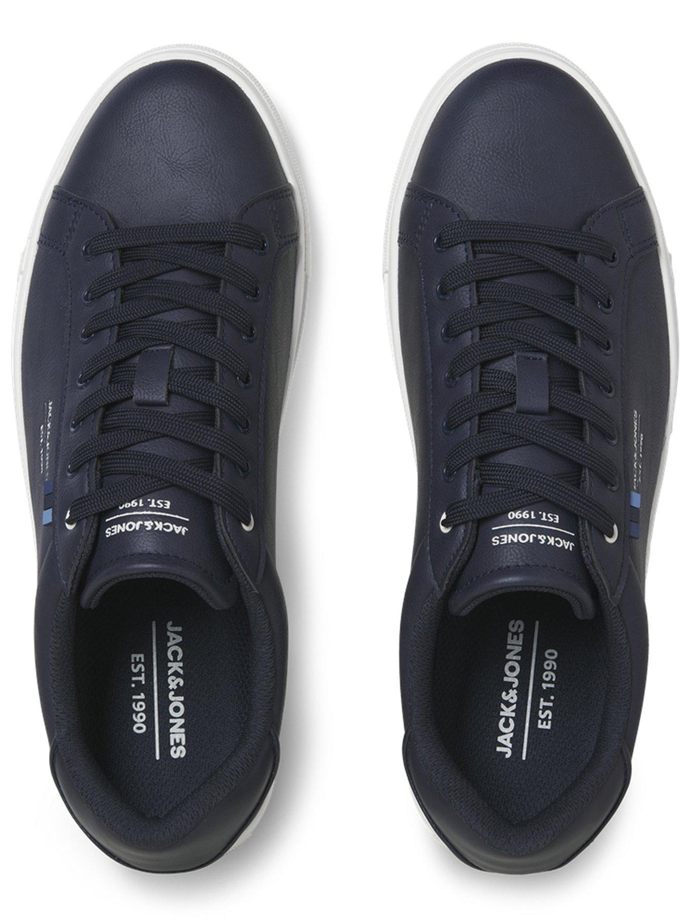Jack & Jones Bale PU Trainer - Black | Very