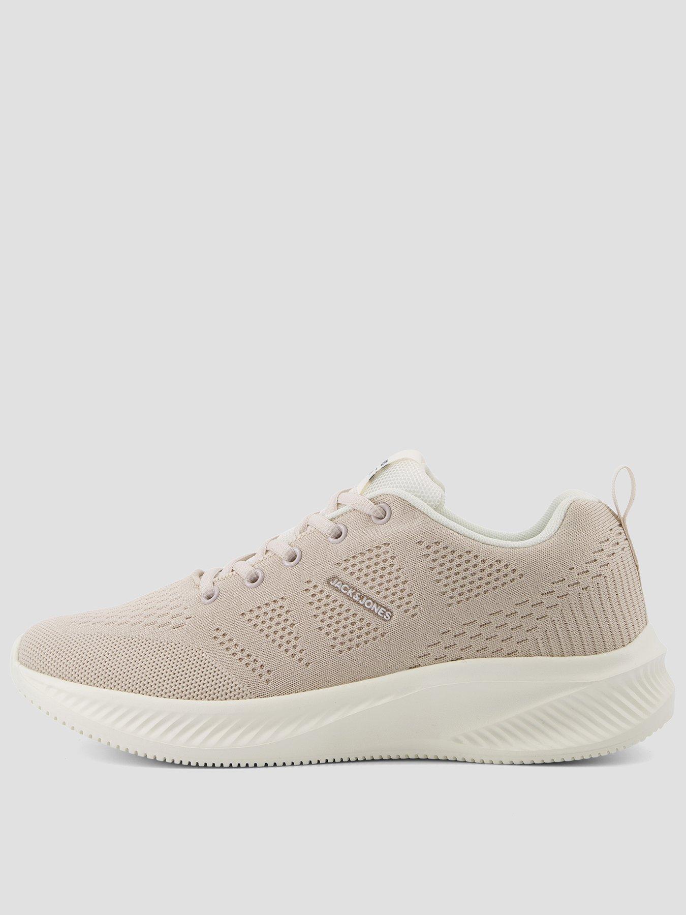 Jack & Jones Croxley Knitted Trainer - Cream