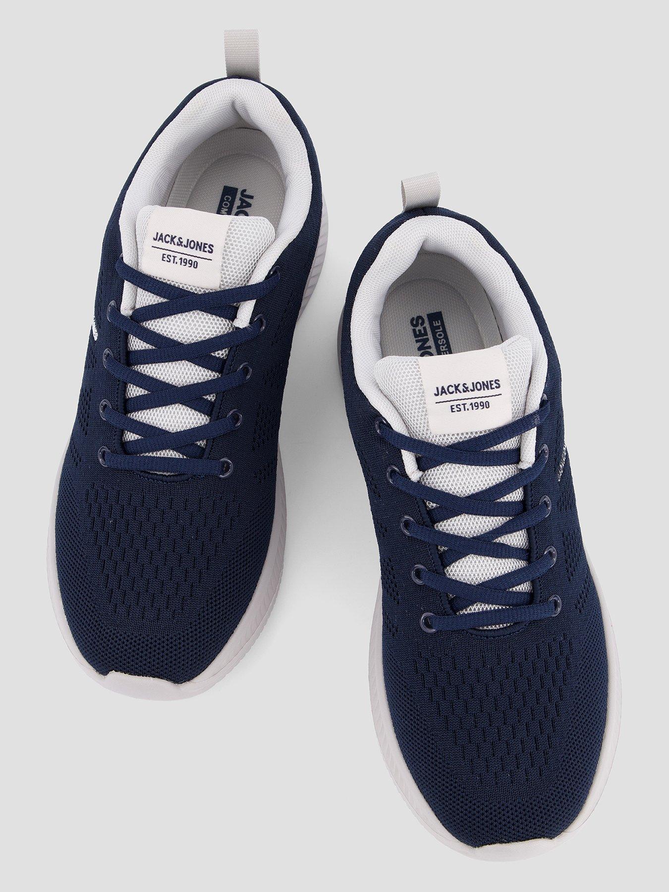 Image 3 of 7 of Jack & Jones Croxley Knitted Trainer - Navy