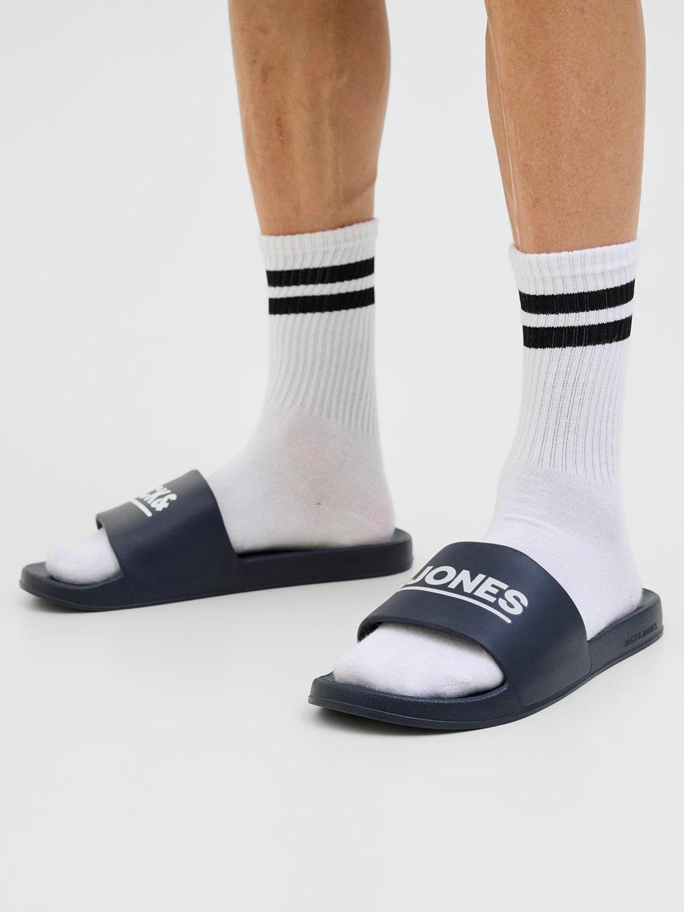 Jack & Jones Ollie Slider, Navy, Size 44, Men