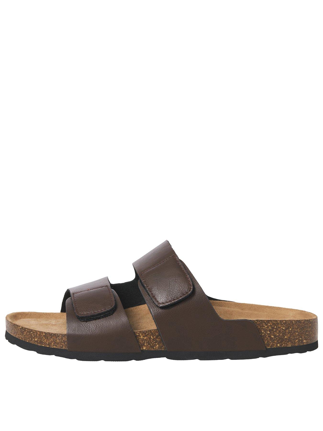Jack & Jones Brunswick Pu Strap Sandal - Brown