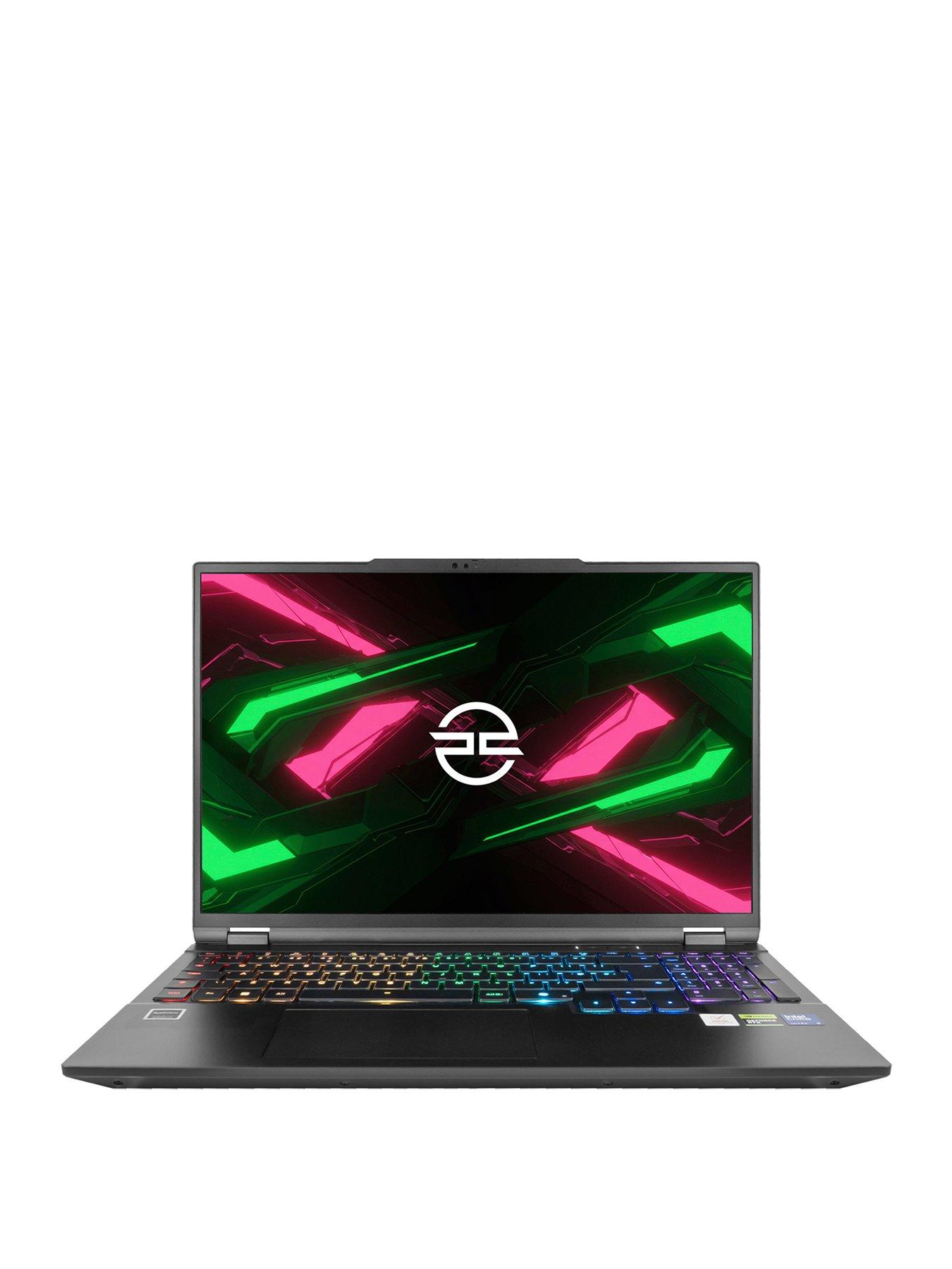 PCSpecialist Ionico Gaming Laptop - 16in QHD+ 300Hz, GeForce RTX 5070, Intel Core Ultra 9, 32GB RAM, 1TB SSD - Black